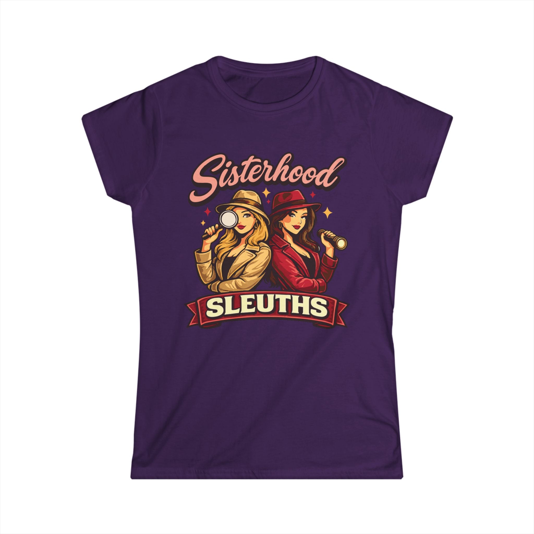 Sisterhood Sleuths Tee — Women’s Mystery Detective Graphic Shirt