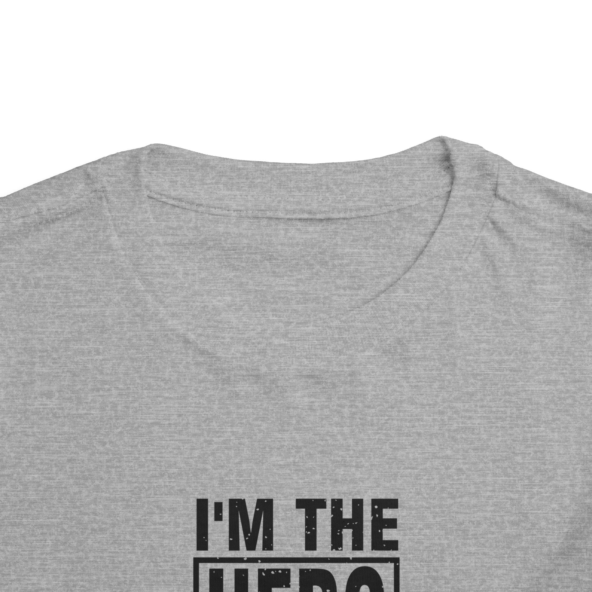 Toddler Tee — "I'm the Hero of My Own Story" Graphic Shirt