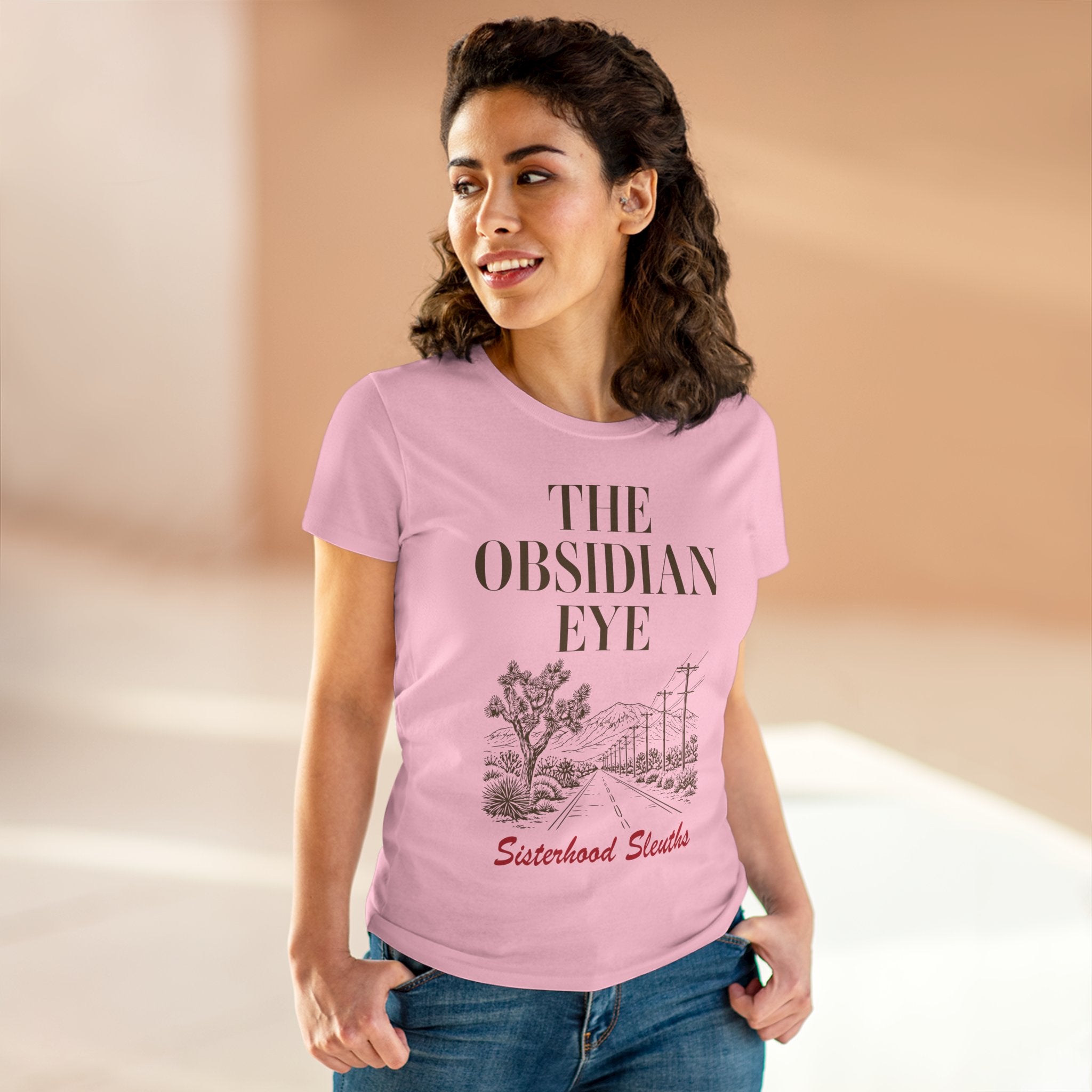 The Obsidian Eye Tee — Sisterhood Sleuths Vintage Desert Mystery T-Shirt