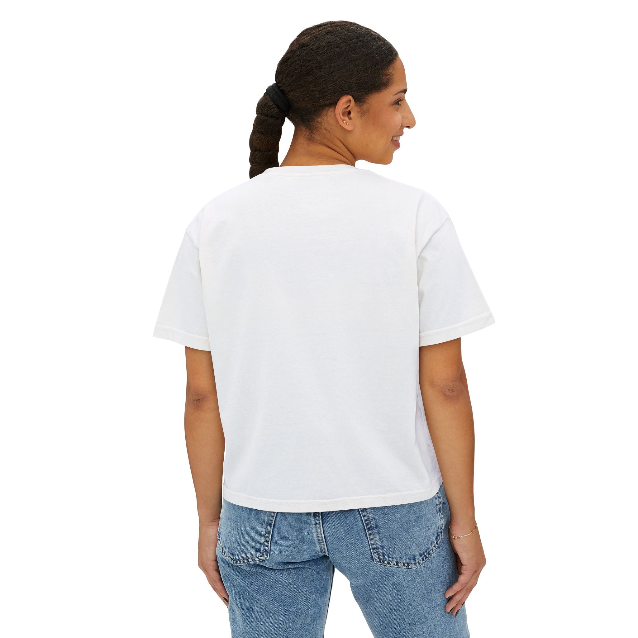 Friendship & Bravery Boxy Tee — "Friendship, Love & Bravery Can Change the World"
