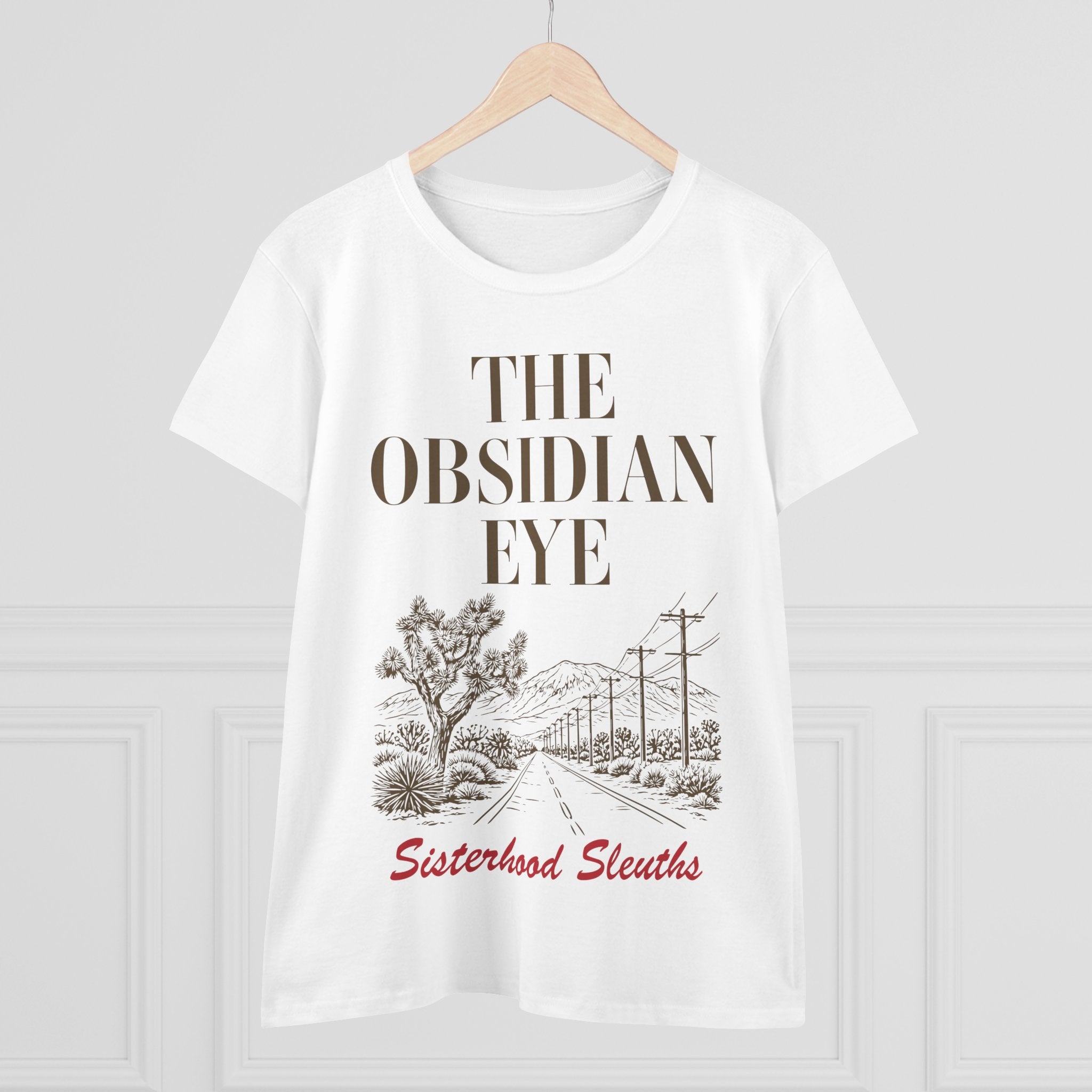 The Obsidian Eye Tee — Sisterhood Sleuths Vintage Desert Mystery T-Shirt