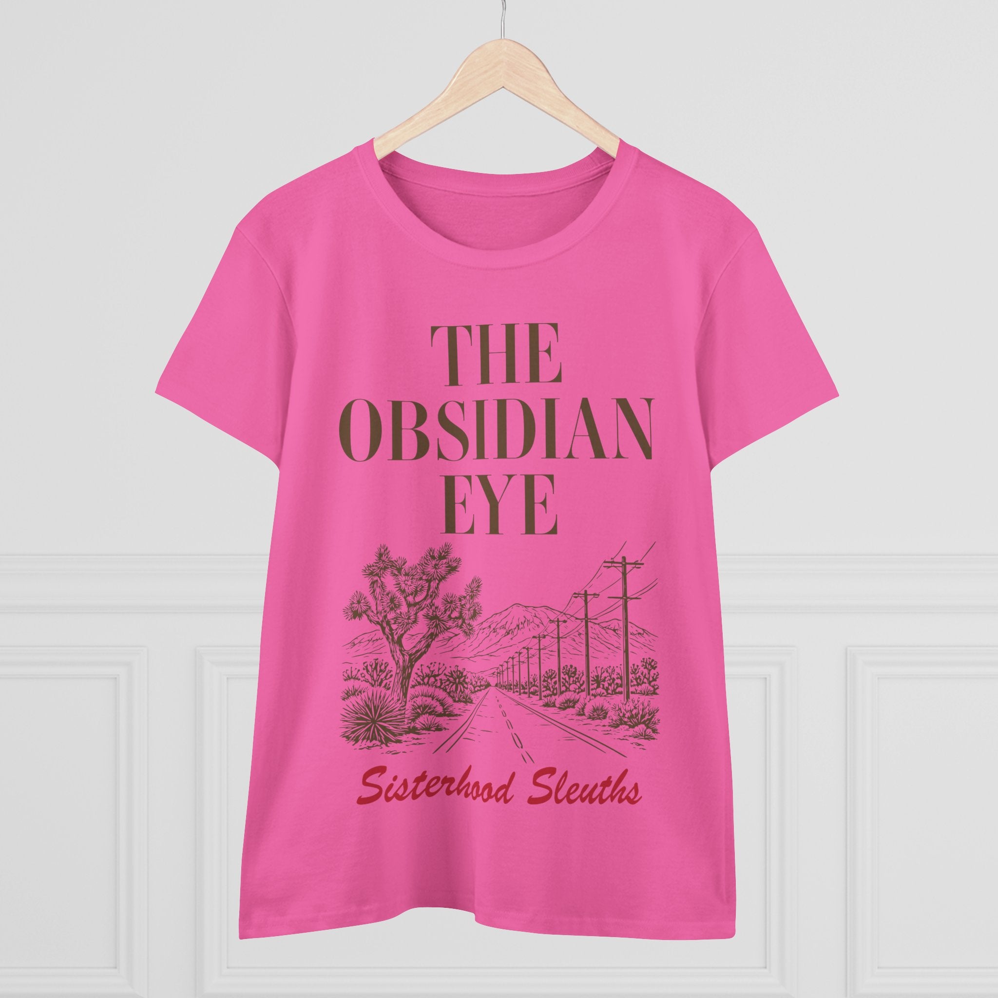 The Obsidian Eye Tee — Sisterhood Sleuths Vintage Desert Mystery T-Shirt