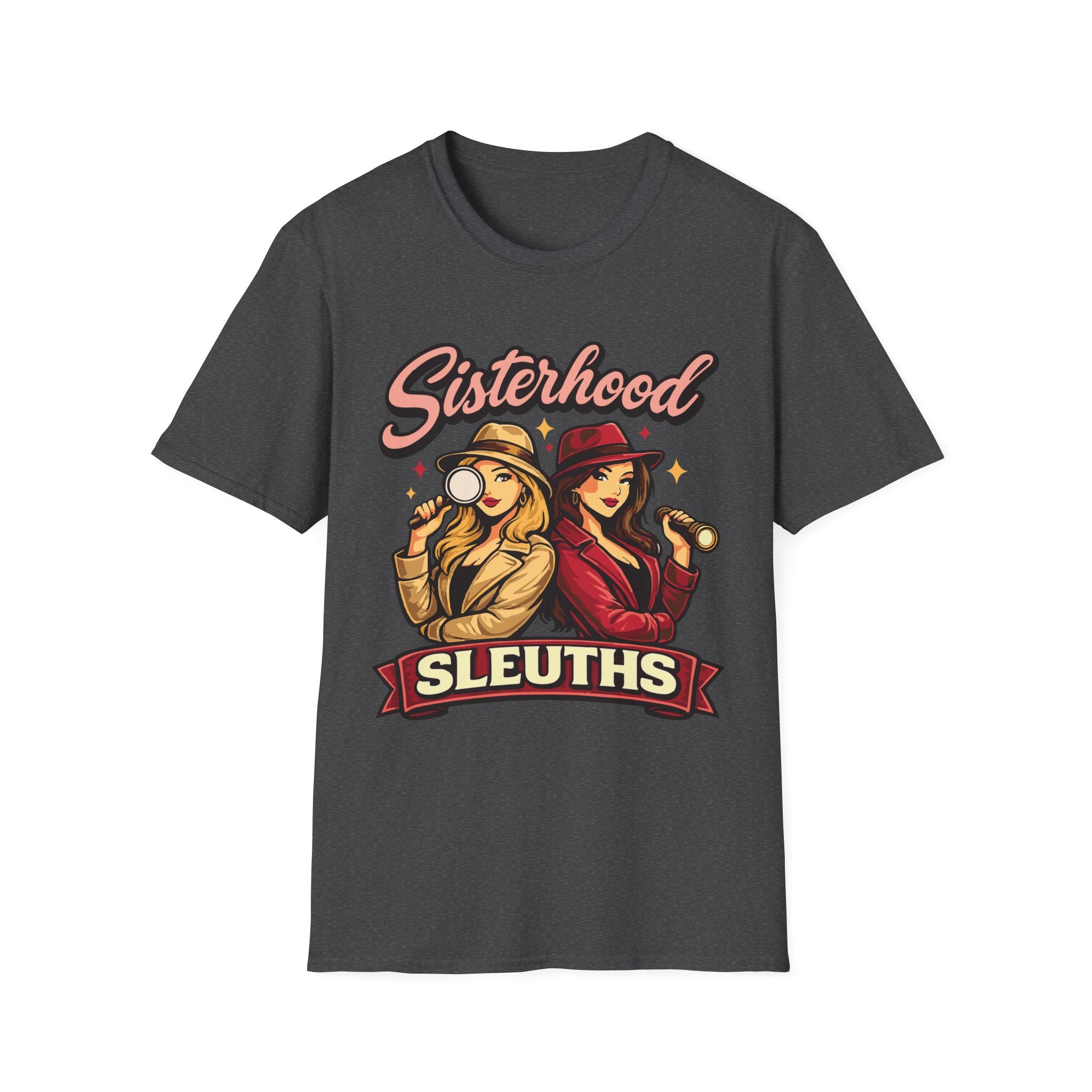 Sisterhood Sleuths T-Shirt — Detective Sisters Graphic Tee