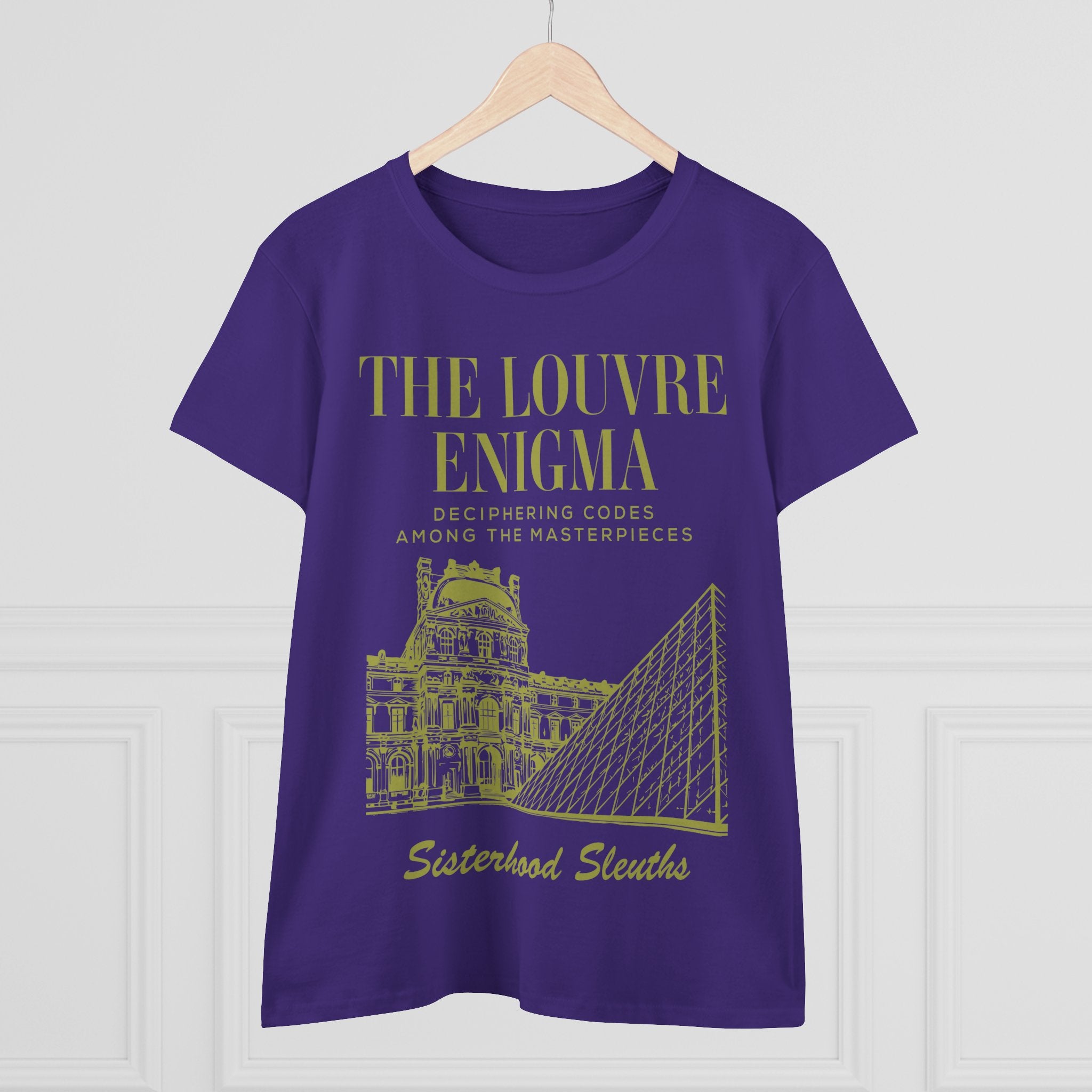 The Louvre Enigma Graphic Tee — Sisterhood Sleuths Museum Puzzle T‑Shirt