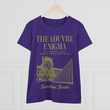 The Louvre Enigma Graphic Tee — Sisterhood Sleuths Museum Puzzle T‑Shirt
