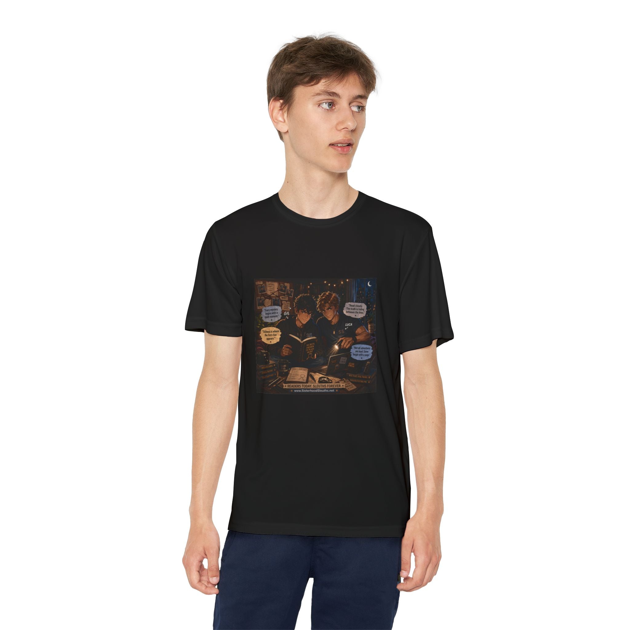 Youth Competitor Tee — Retro Comic Graphic T-Shirt