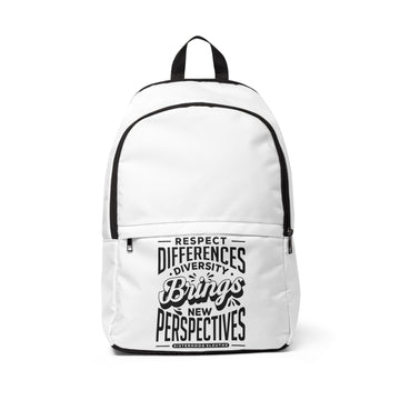 Respect Differences Diversity Brings New Perspectives - Backpack