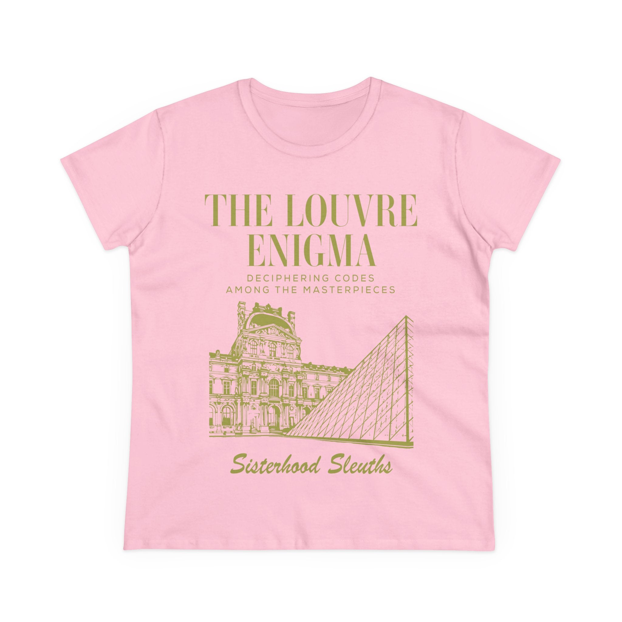 The Louvre Enigma Graphic Tee — Sisterhood Sleuths Museum Puzzle T‑Shirt