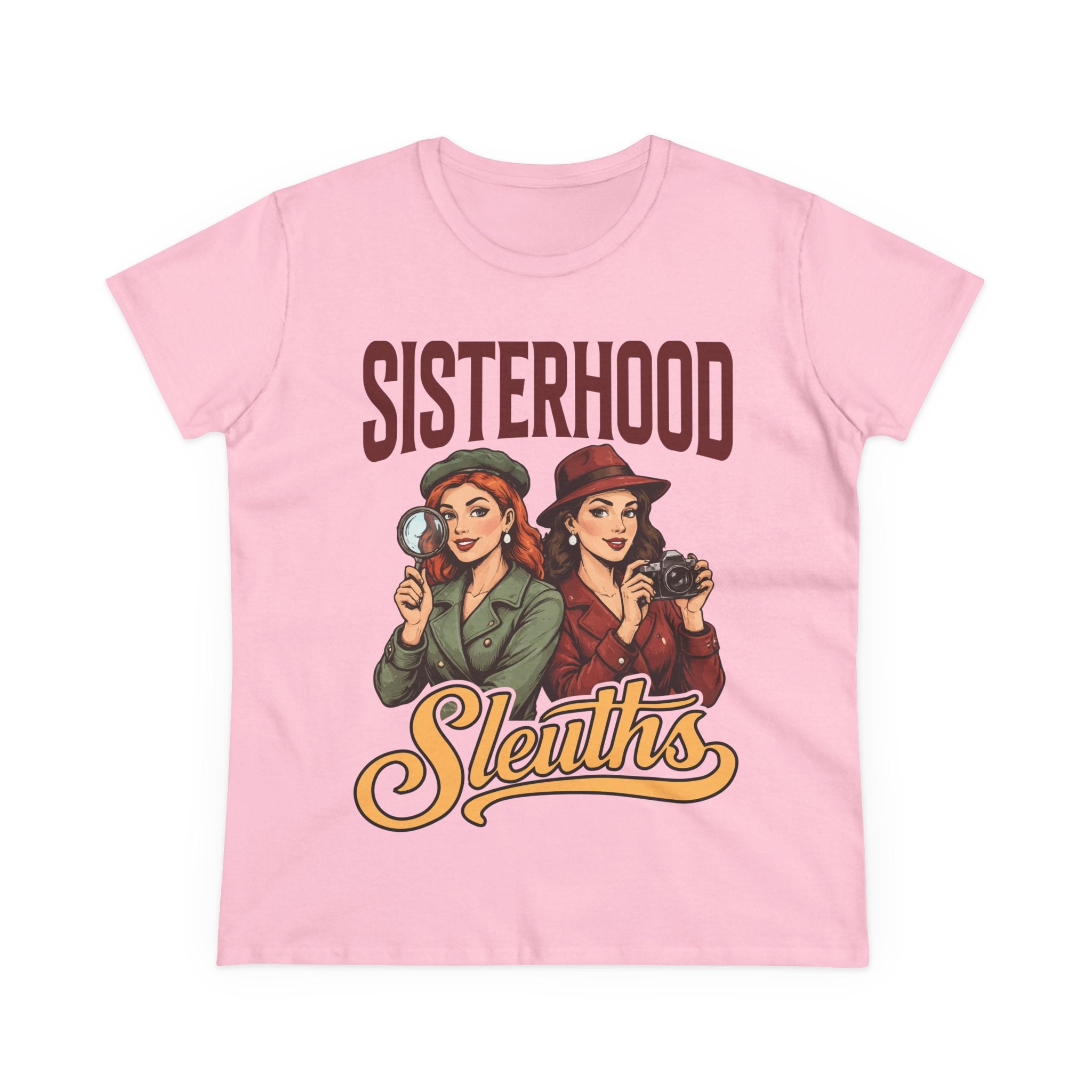 Sisterhood Sleuths Tee — Vintage Women Detectives Graphic T‑Shirt