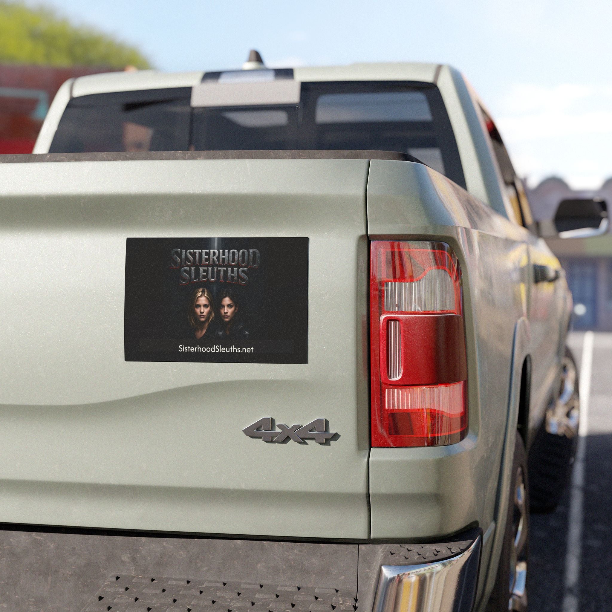 Sisterhood Sleuths Car Magnet — Mystery Book Fan Magnetic Decal