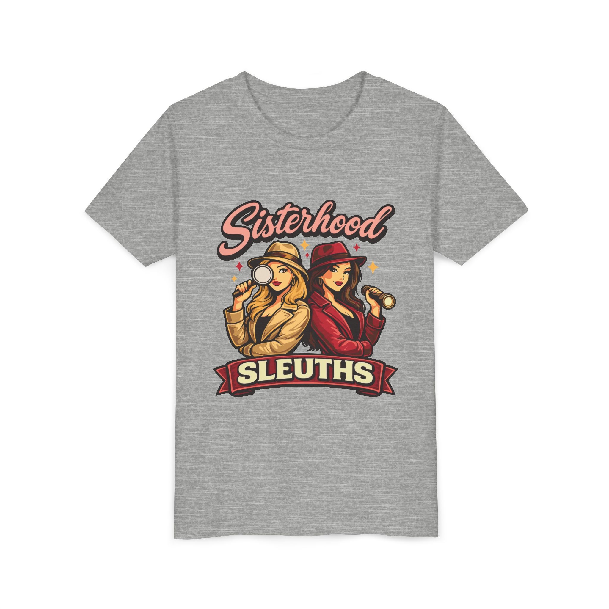 Sisterhood Sleuths Youth Tee – Detective Girls Mystery Shirt
