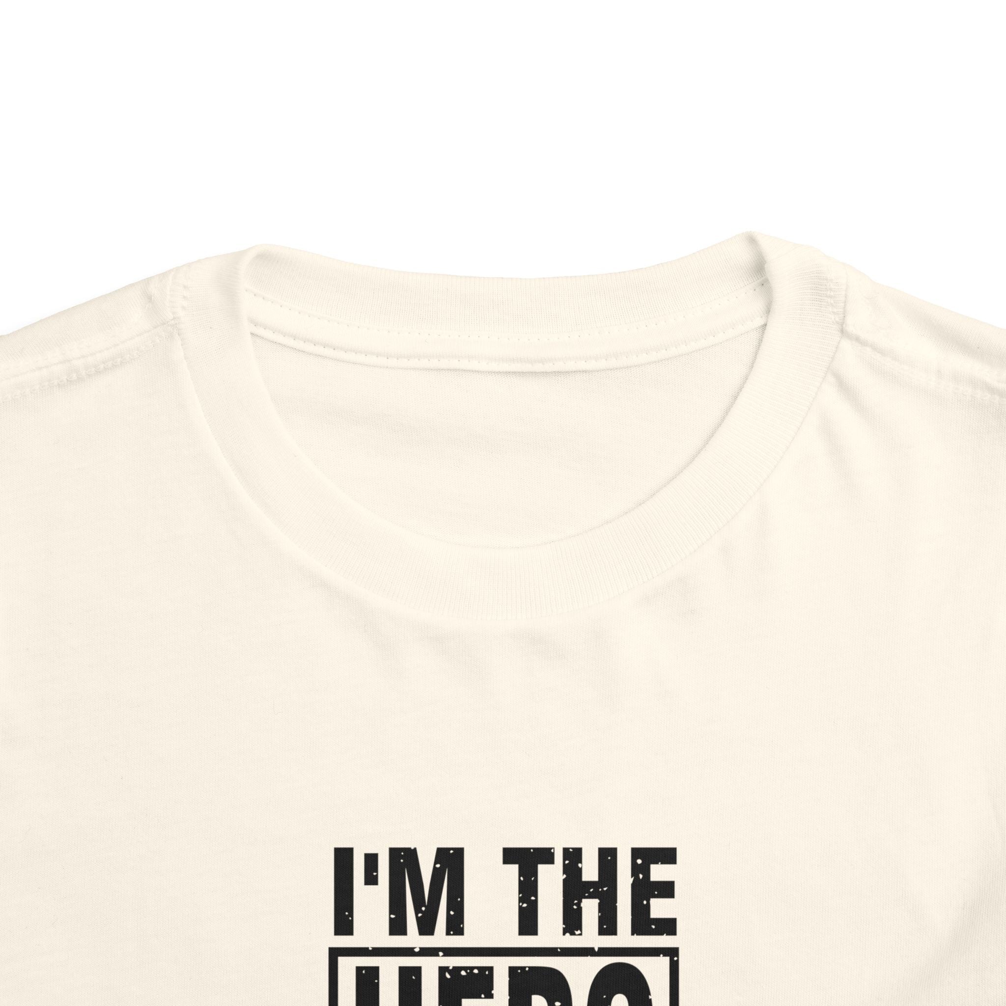 Toddler Tee — "I'm the Hero of My Own Story" Graphic Shirt