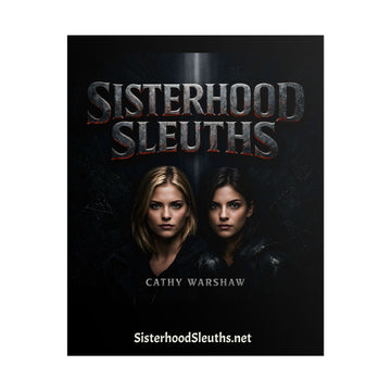 "Sisterhood Sleuths" Action Adventure Book Poster