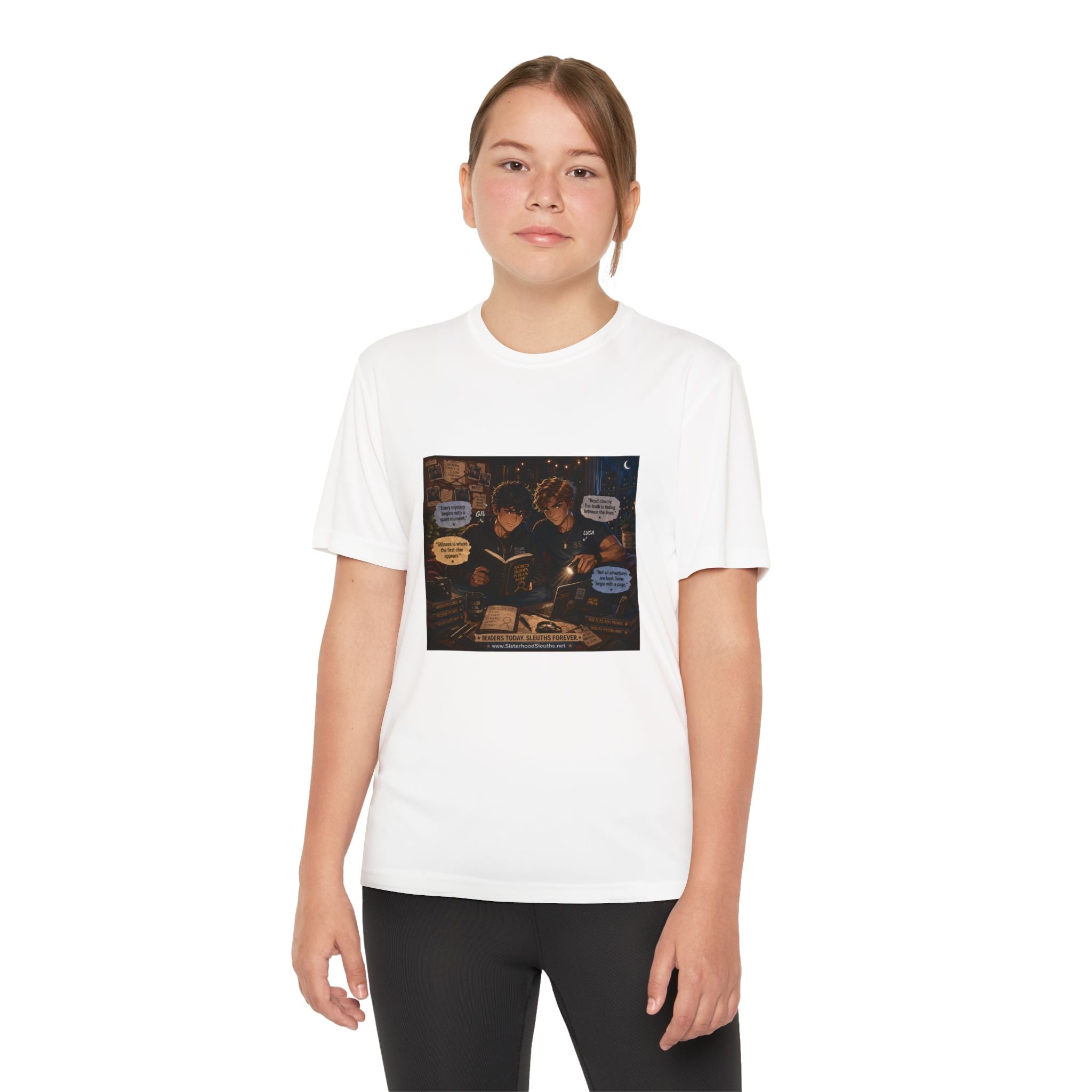 Youth Competitor Tee — Retro Comic Graphic T-Shirt