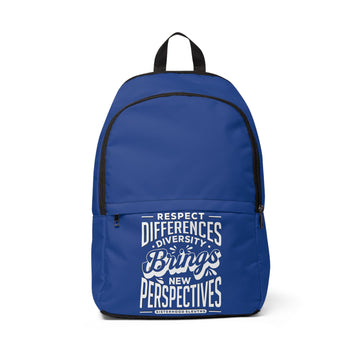 Respect Differences Diversity Brings New Perspectives - Backpack