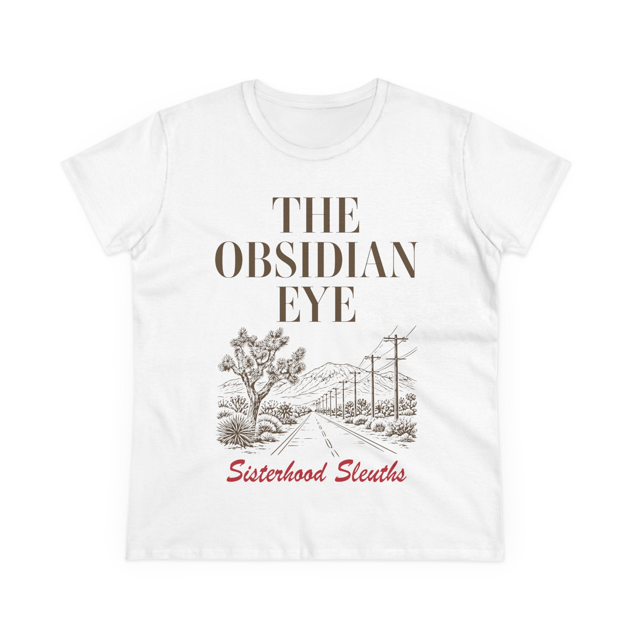 The Obsidian Eye Tee — Sisterhood Sleuths Vintage Desert Mystery T-Shirt