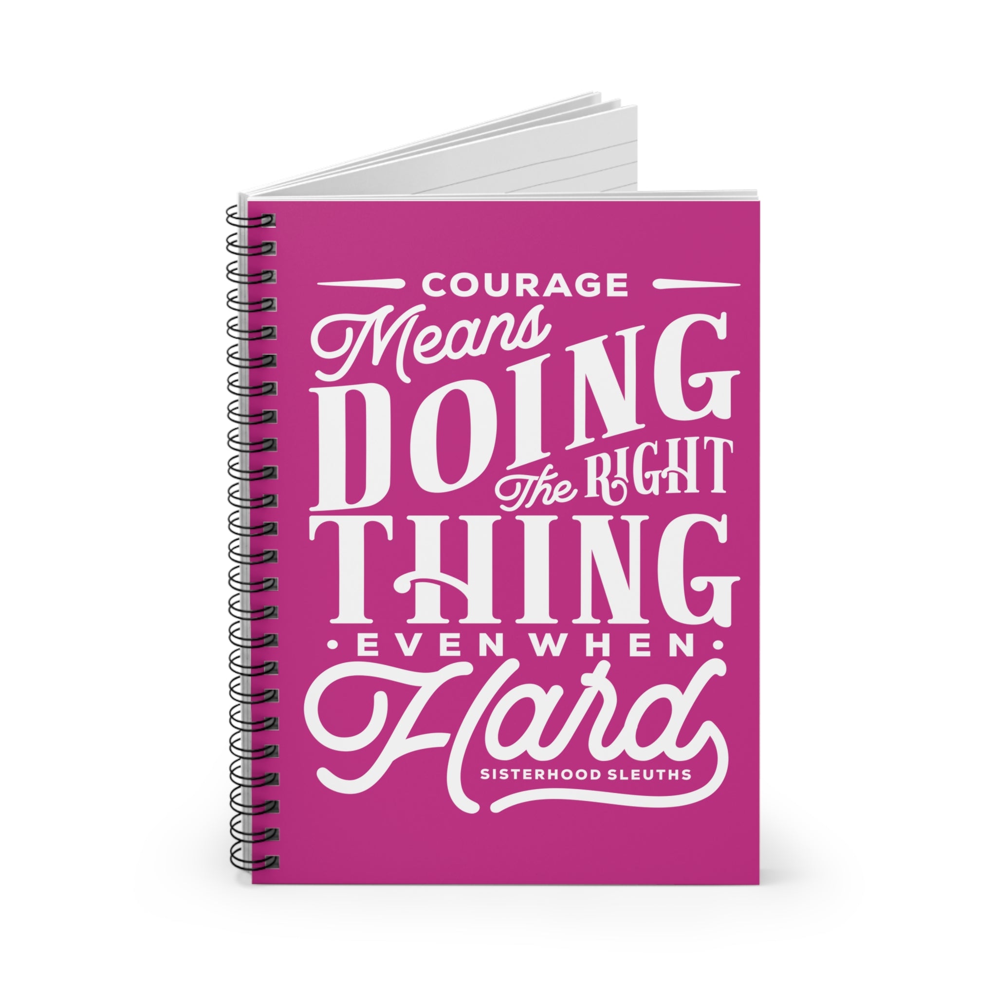 Empowering Spiral Notebook - Motivational Journal & Gift