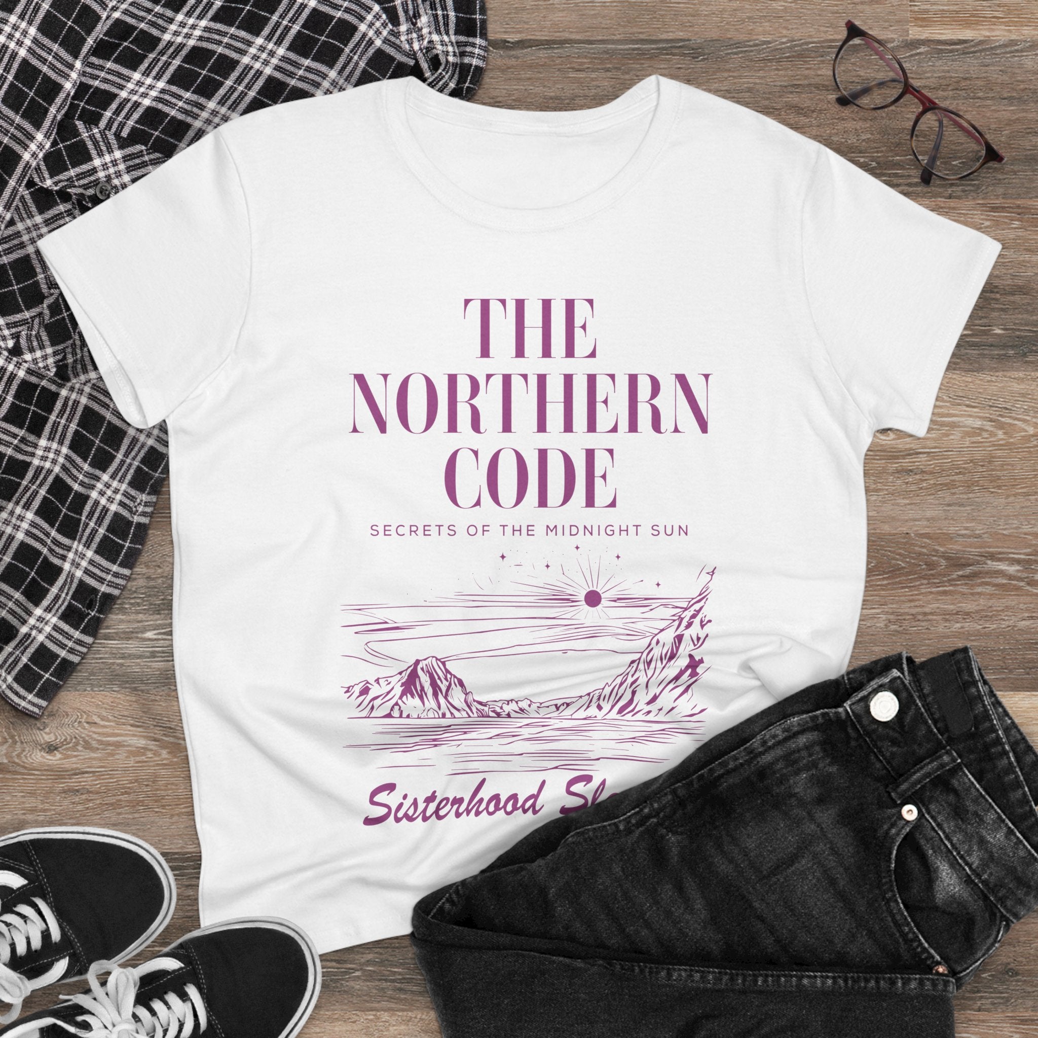 The Northern Code Tee — "Sisterhood Sleuths" Mystery Graphic Shirt