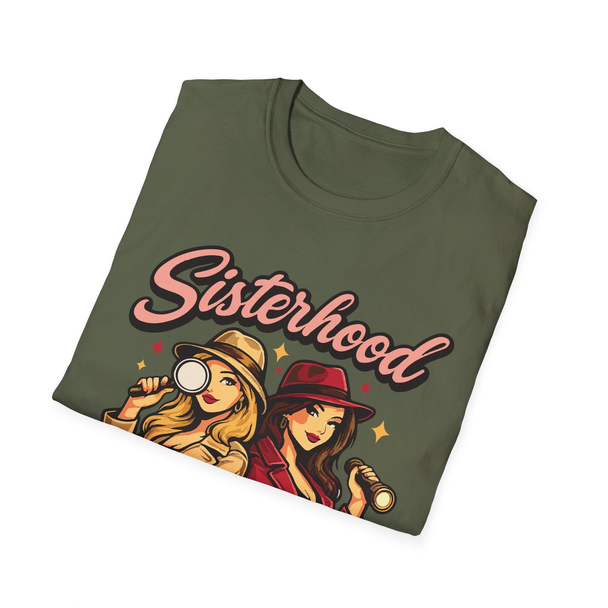 Sisterhood Sleuths T-Shirt — Detective Sisters Graphic Tee