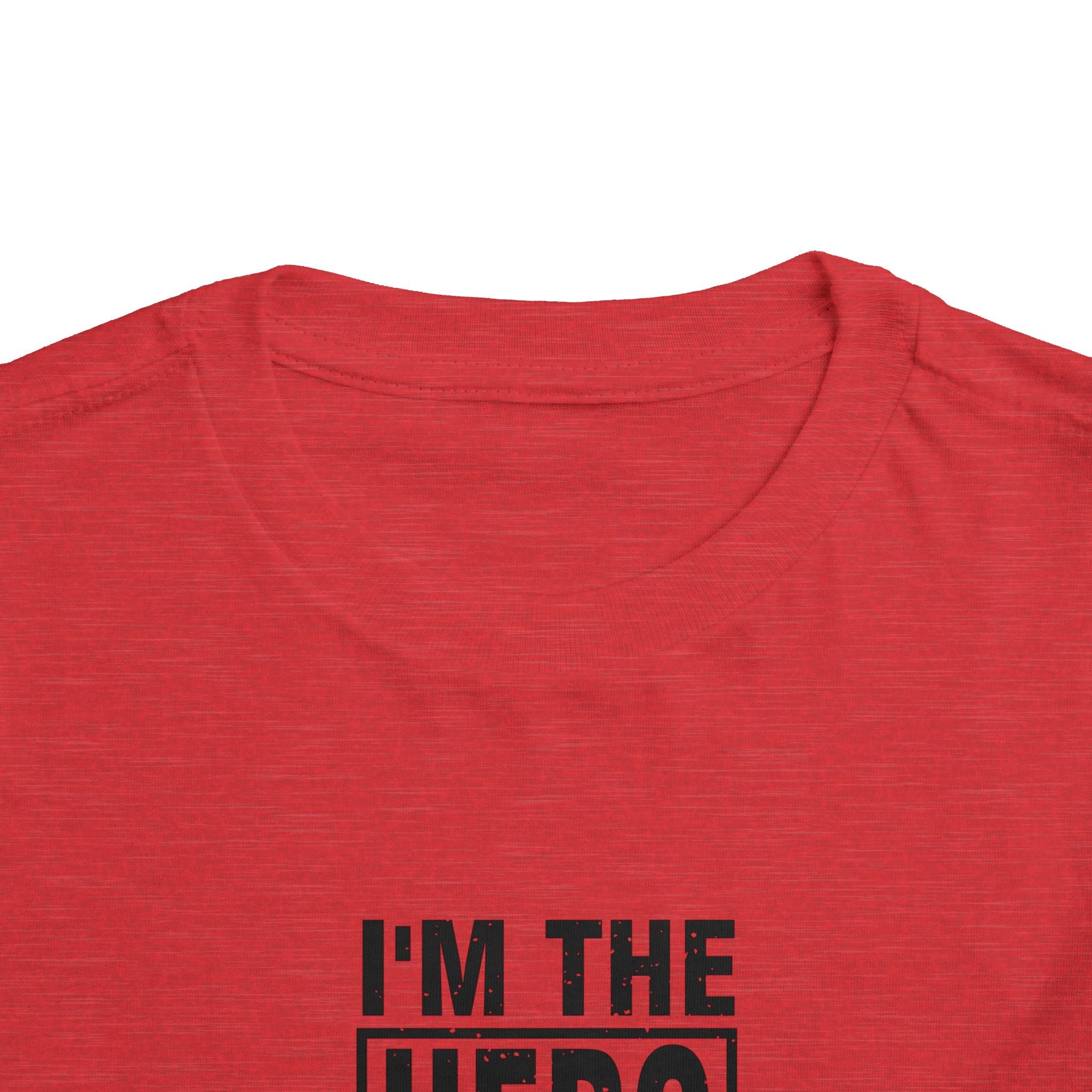 Toddler Tee — "I'm the Hero of My Own Story" Graphic Shirt