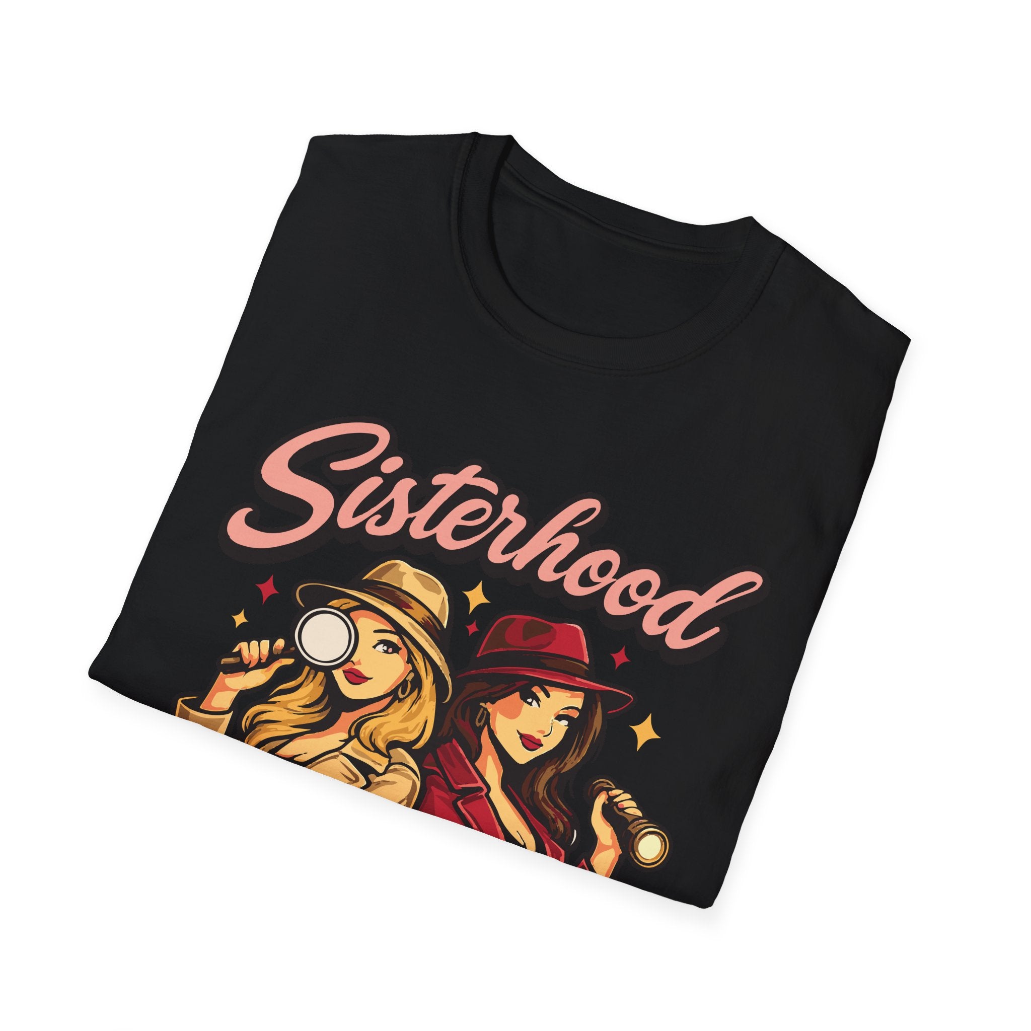 Sisterhood Sleuths T-Shirt — Detective Sisters Graphic Tee