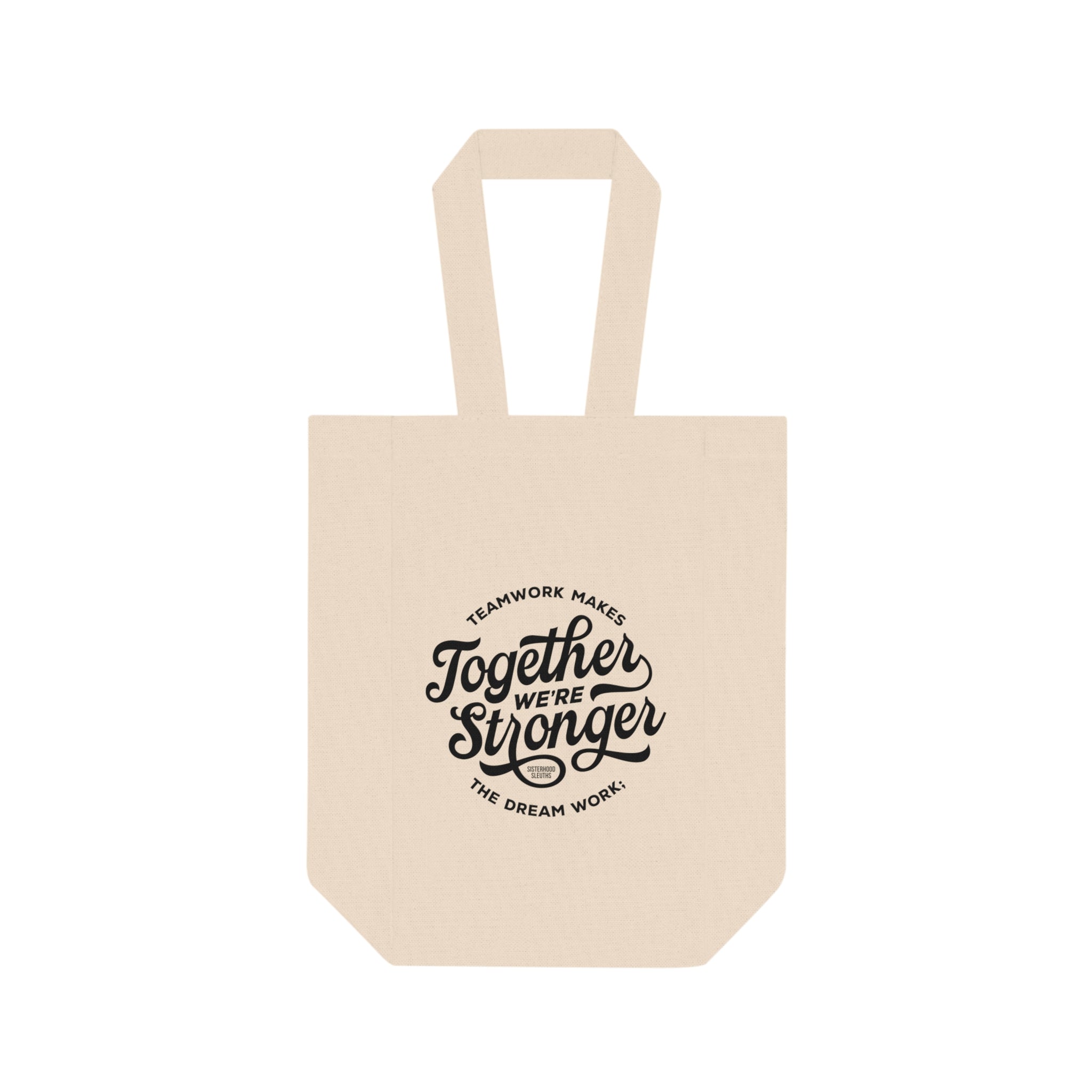 Double Wine Tote Bag, Wine Gift Bag, Wine Carrier