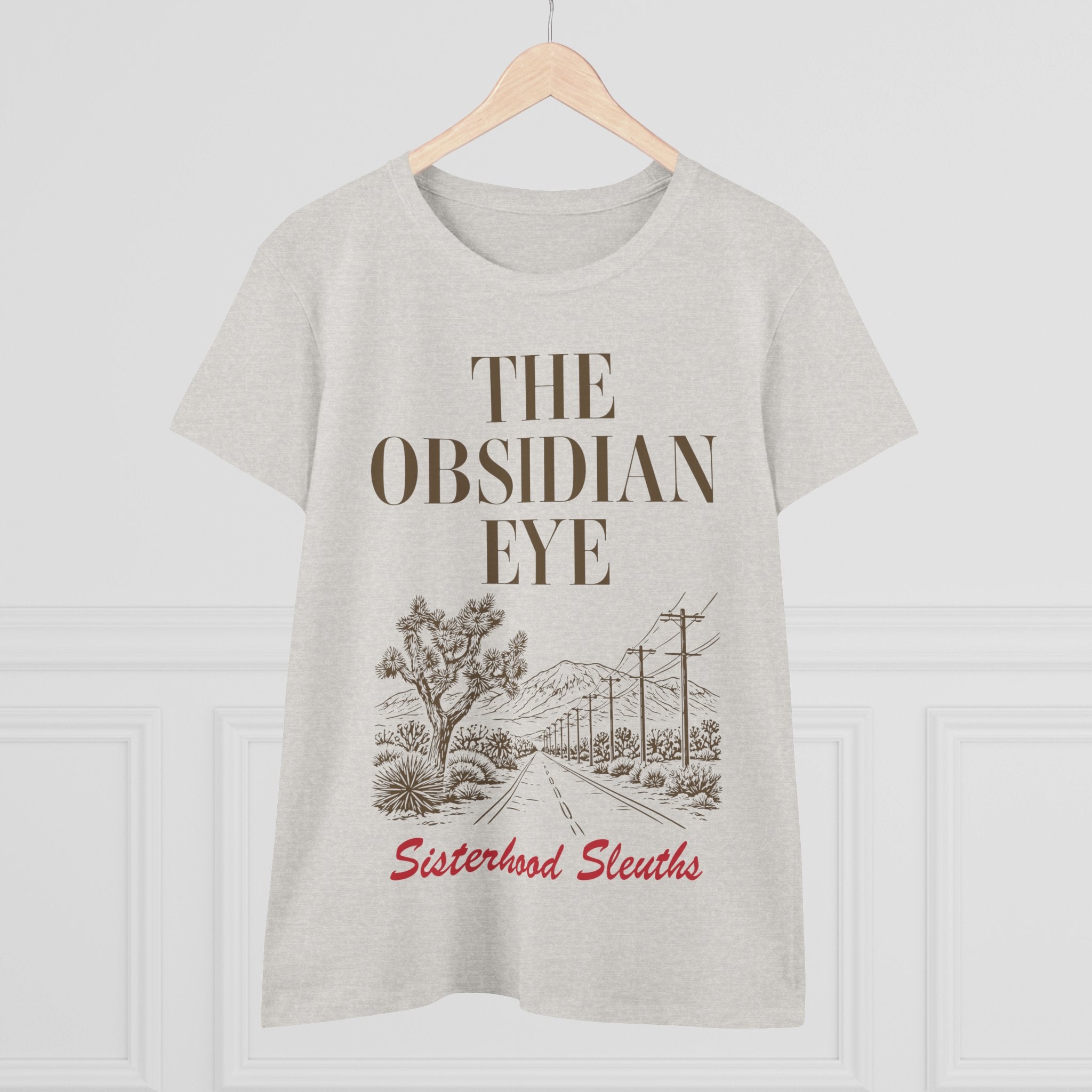 The Obsidian Eye Tee — Sisterhood Sleuths Vintage Desert Mystery T-Shirt