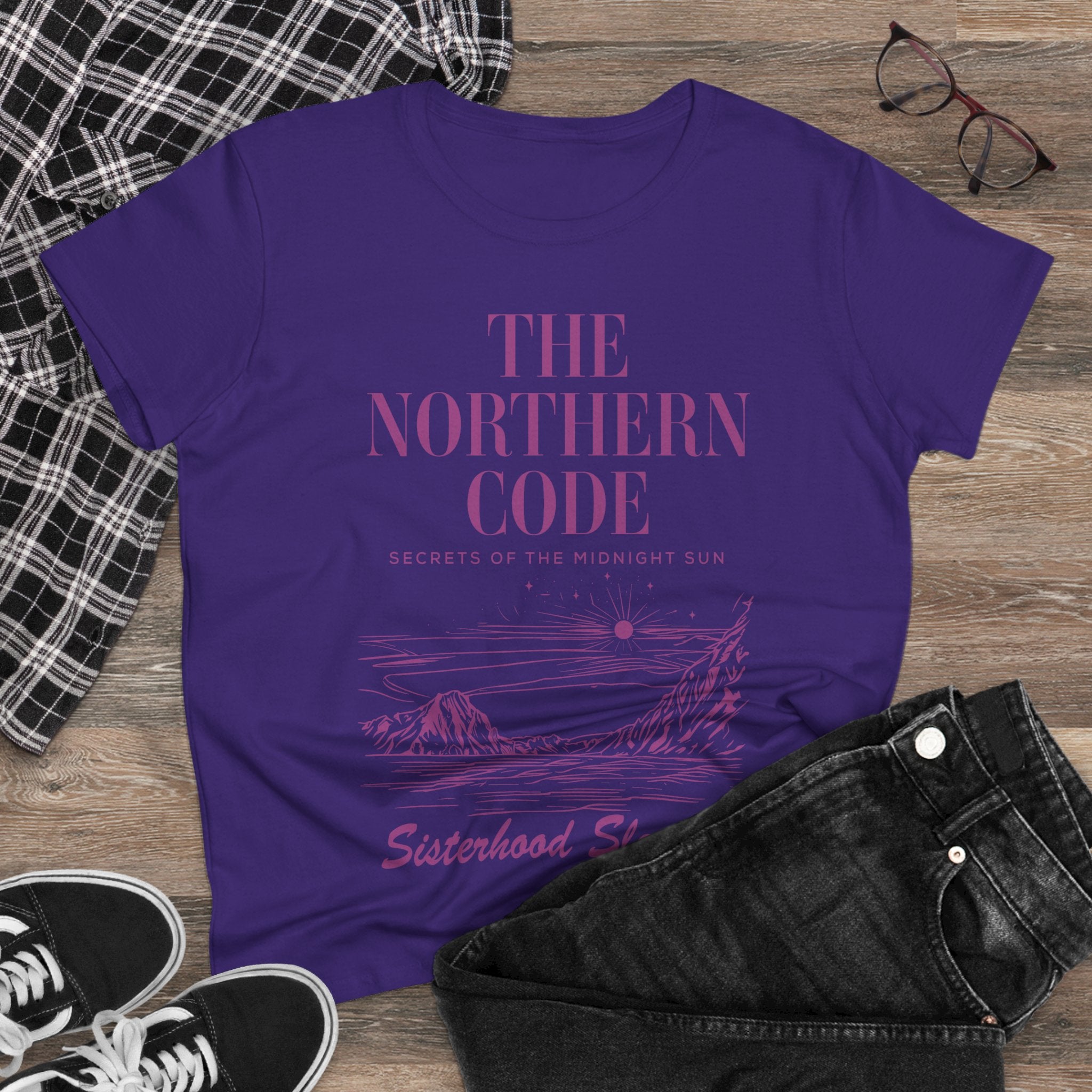The Northern Code Tee — "Sisterhood Sleuths" Mystery Graphic Shirt
