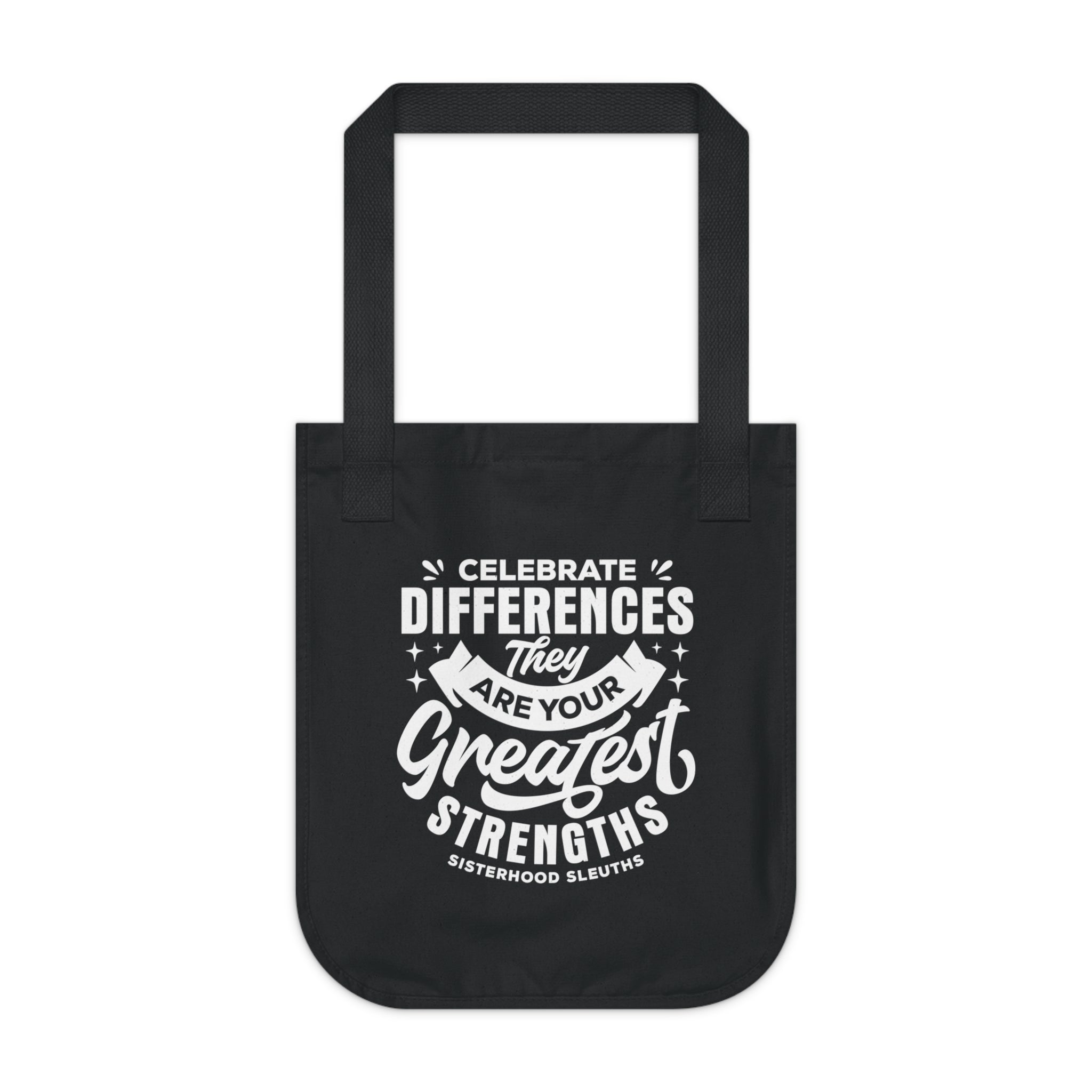 Celebrate Differences Tote Bag, Eco-Friendly Canvas Bag