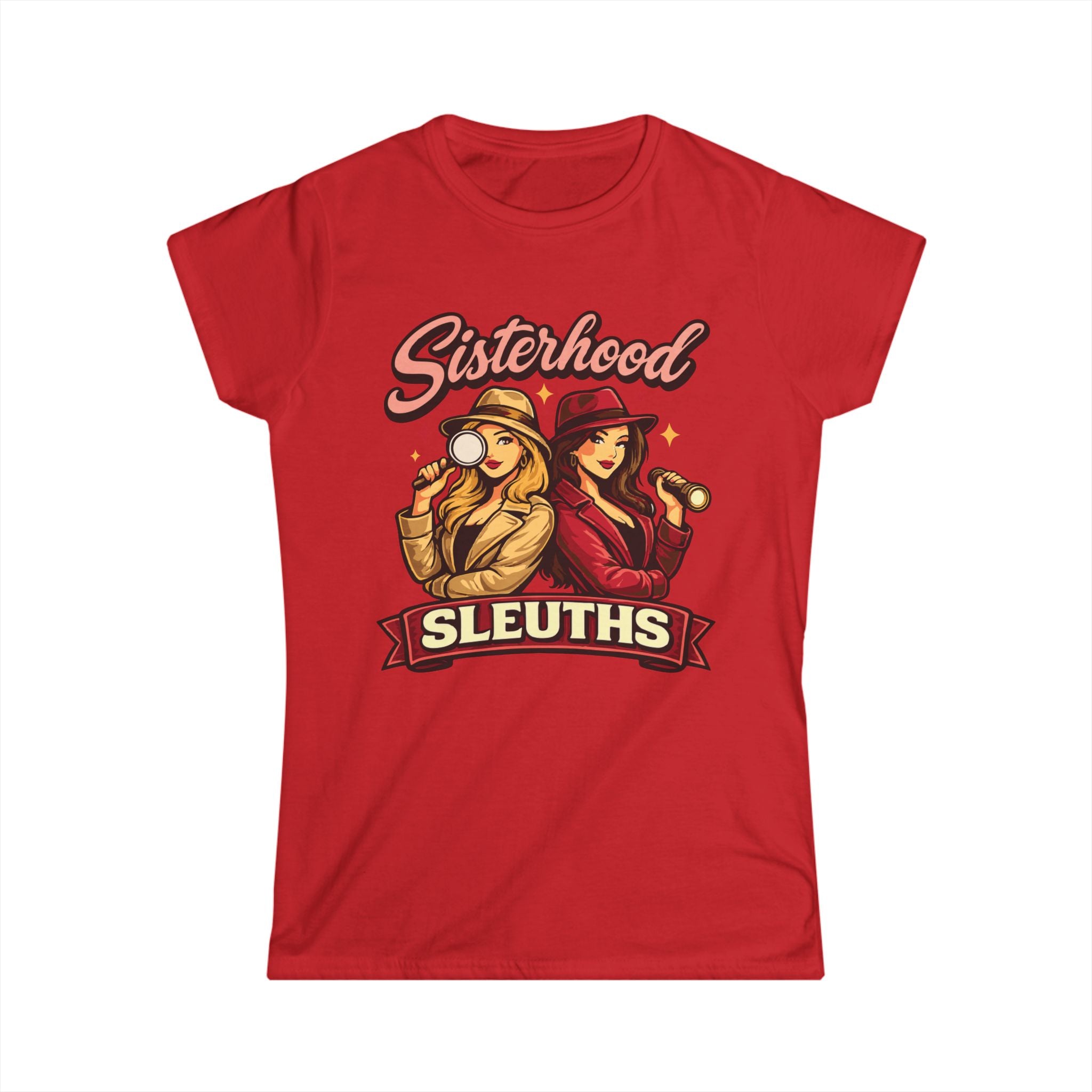 Sisterhood Sleuths Tee — Women’s Mystery Detective Graphic Shirt