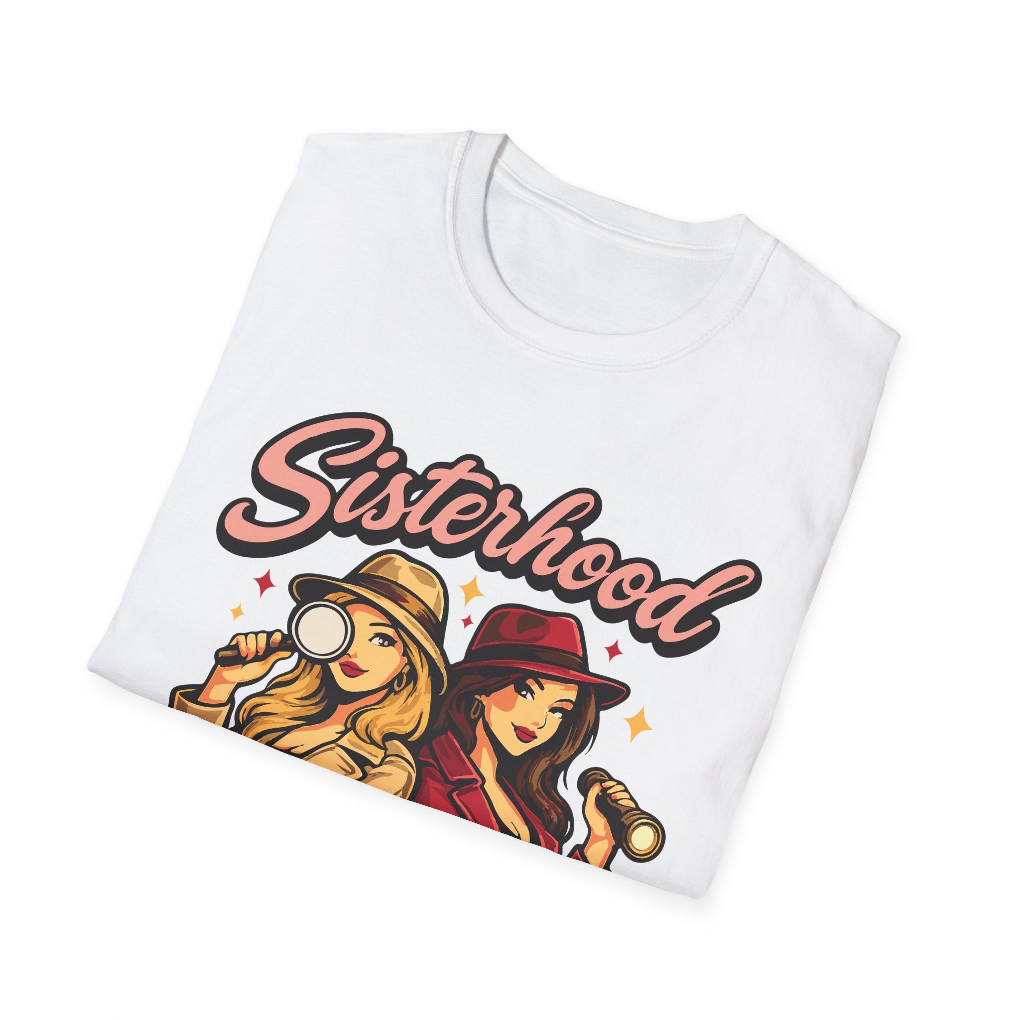 Sisterhood Sleuths T-Shirt — Detective Sisters Graphic Tee