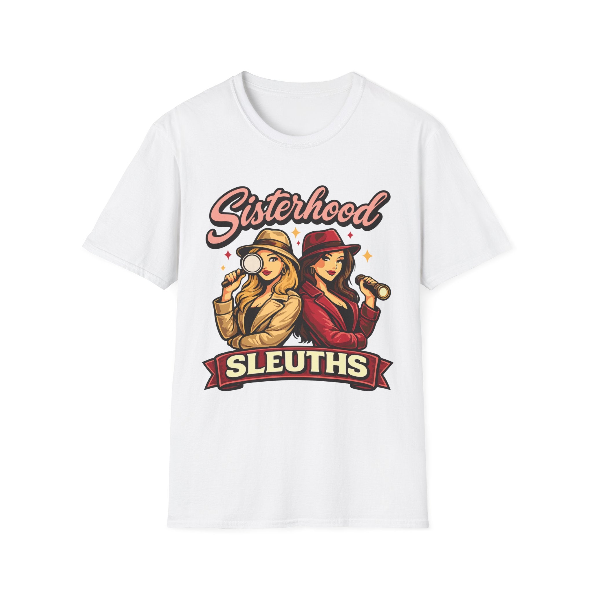 Sisterhood Sleuths T-Shirt — Detective Sisters Graphic Tee
