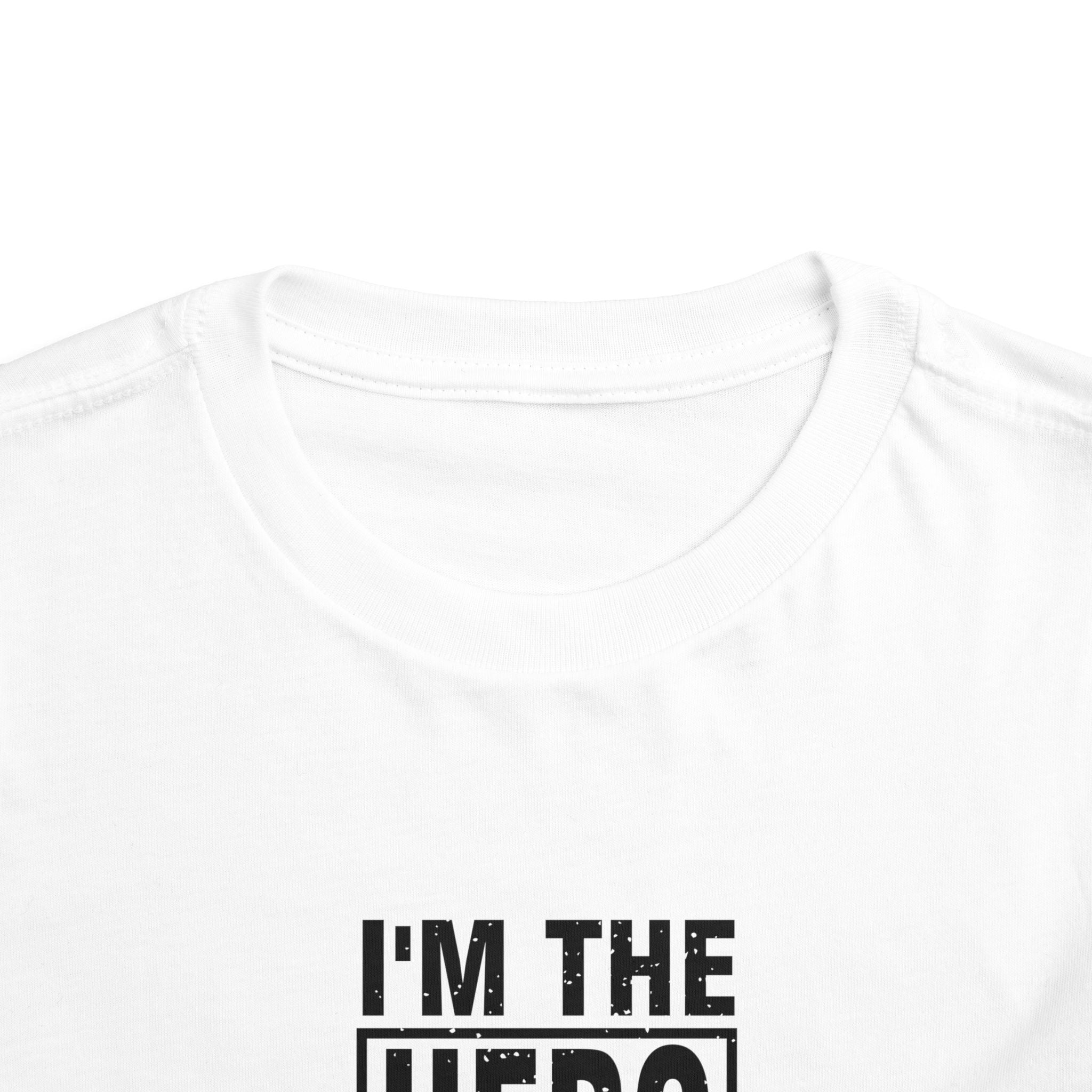 Toddler Tee — "I'm the Hero of My Own Story" Graphic Shirt