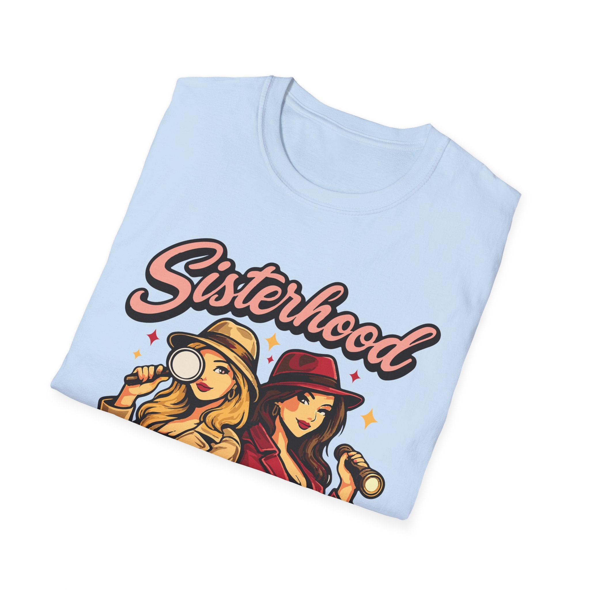 Sisterhood Sleuths T-Shirt — Detective Sisters Graphic Tee