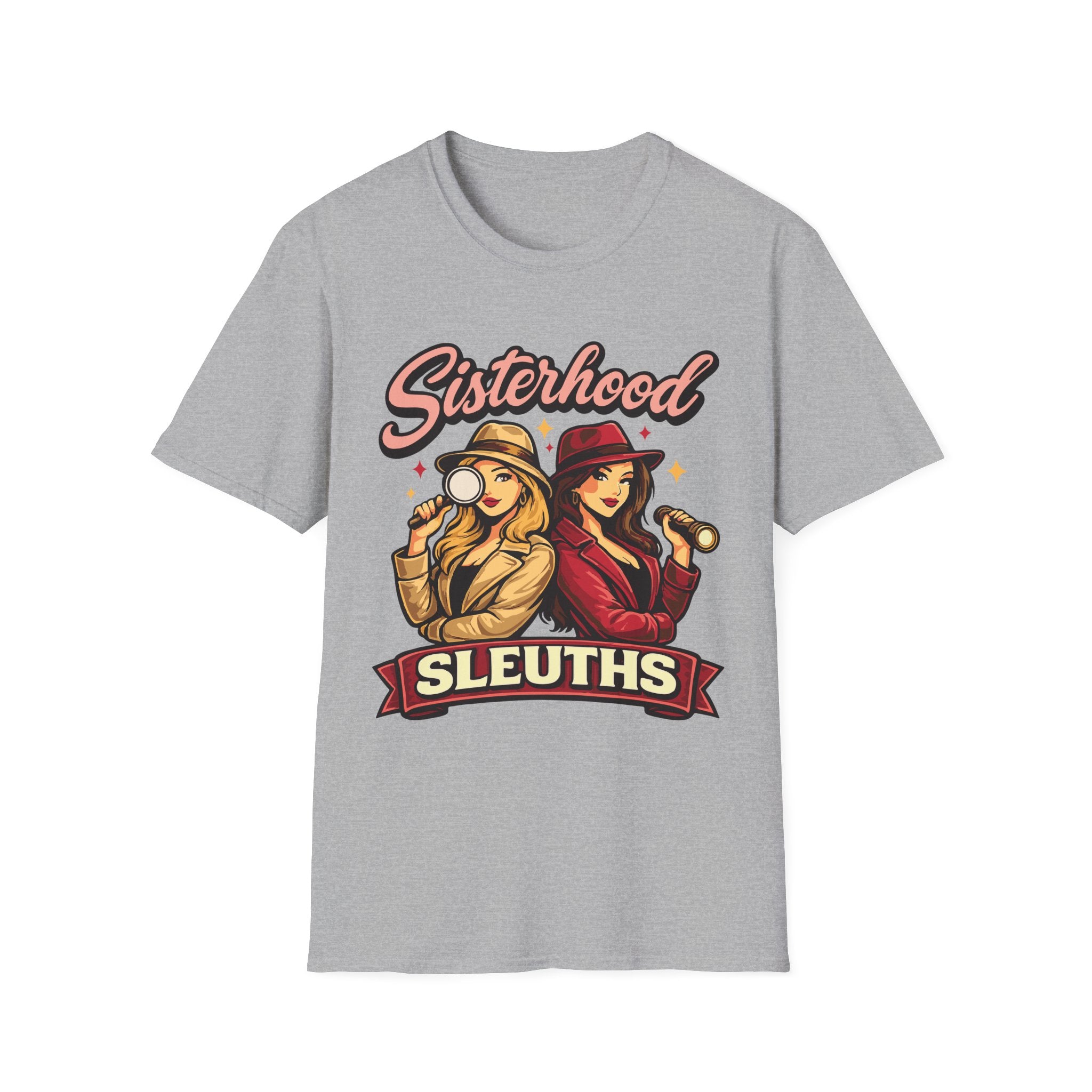 Sisterhood Sleuths T-Shirt — Detective Sisters Graphic Tee