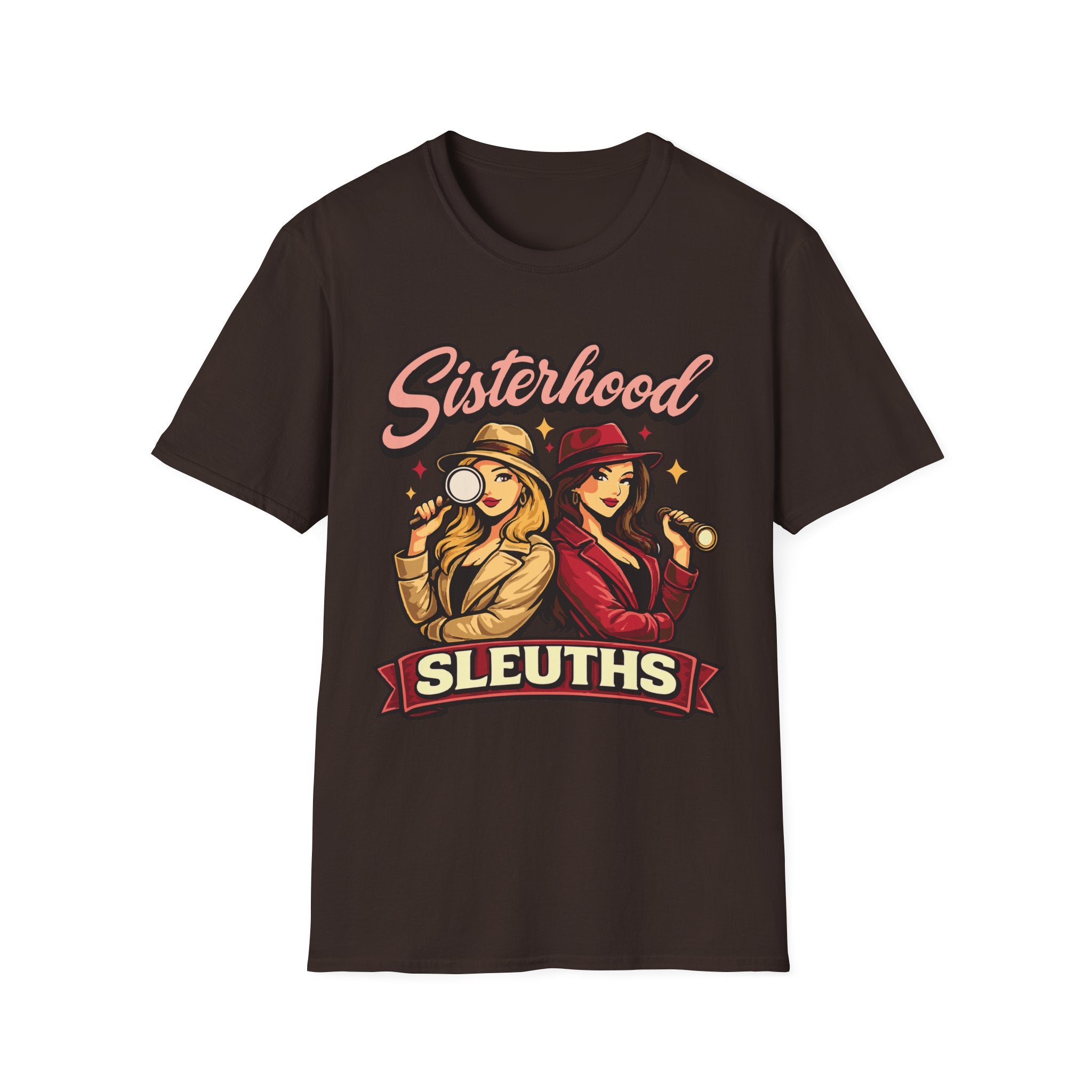 Sisterhood Sleuths T-Shirt — Detective Sisters Graphic Tee
