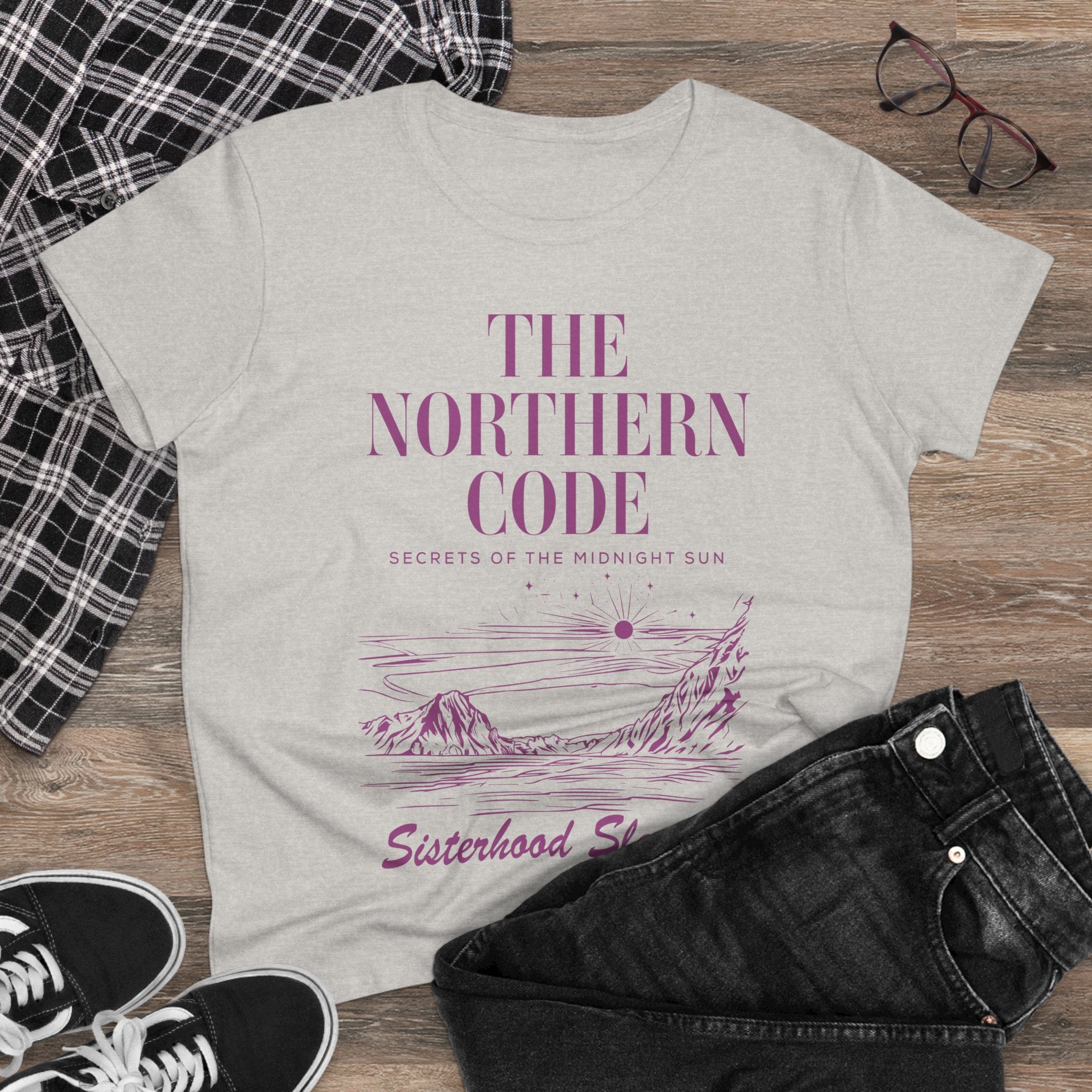 The Northern Code Tee — "Sisterhood Sleuths" Mystery Graphic Shirt