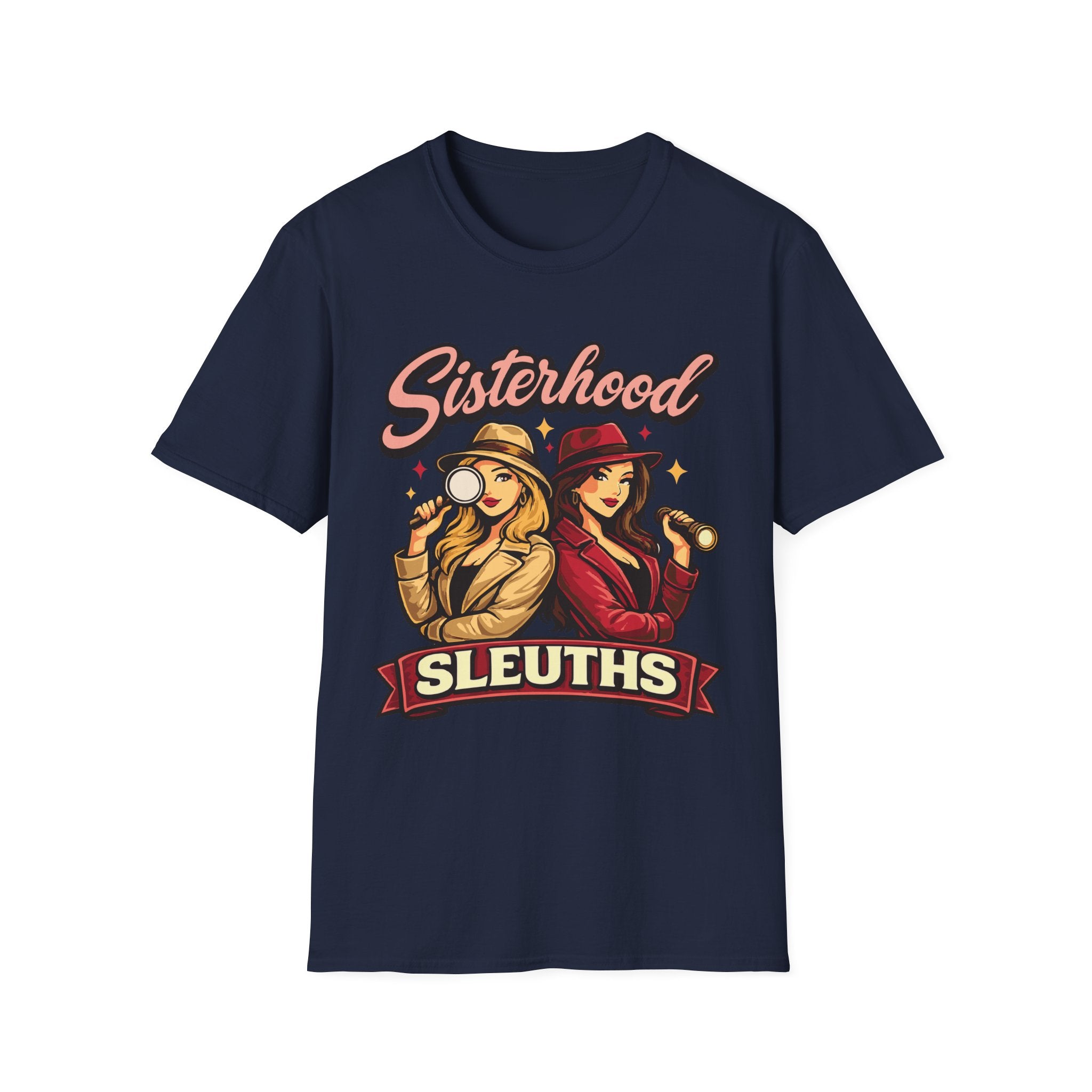 Sisterhood Sleuths T-Shirt — Detective Sisters Graphic Tee