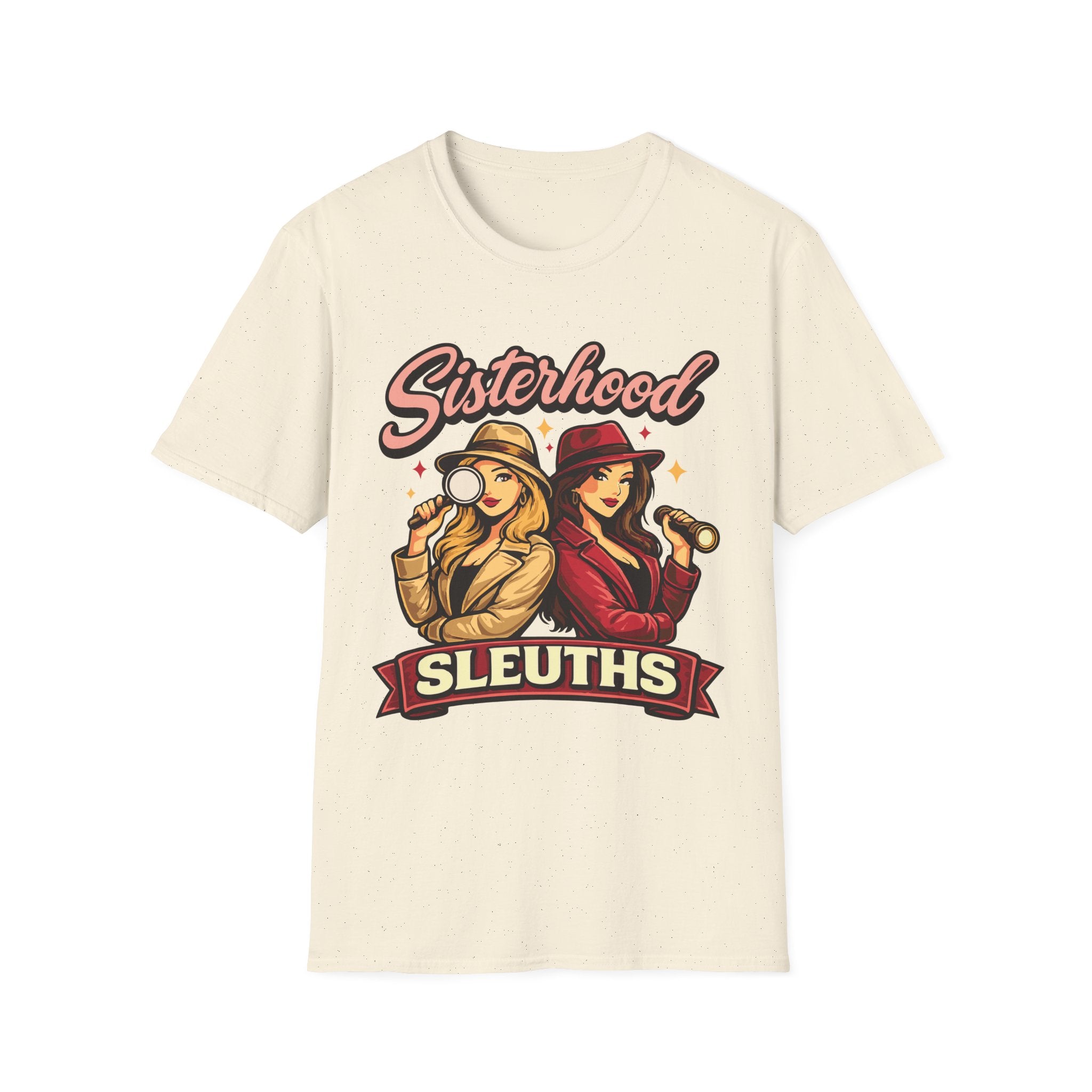 Sisterhood Sleuths T-Shirt — Detective Sisters Graphic Tee
