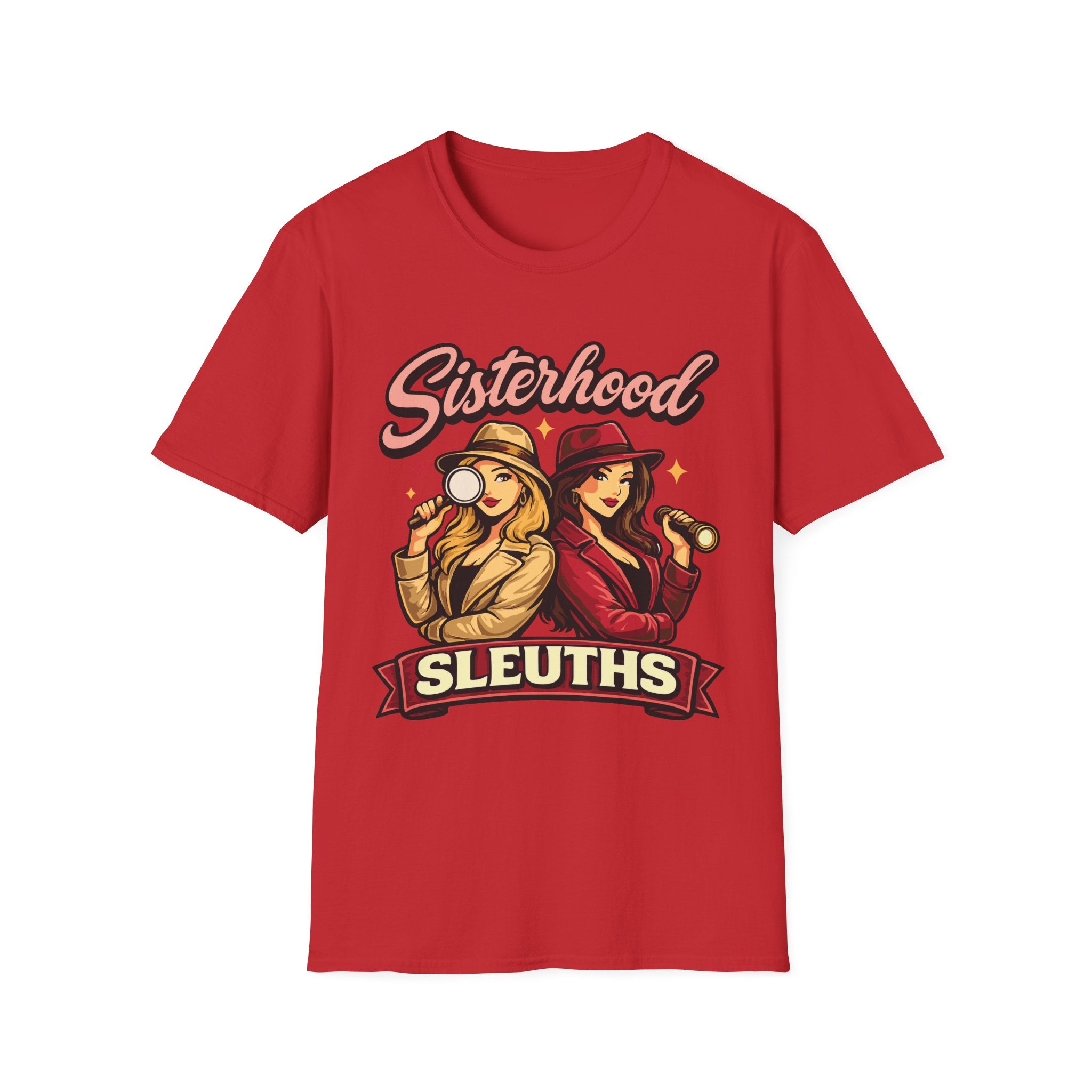 Sisterhood Sleuths T-Shirt — Detective Sisters Graphic Tee