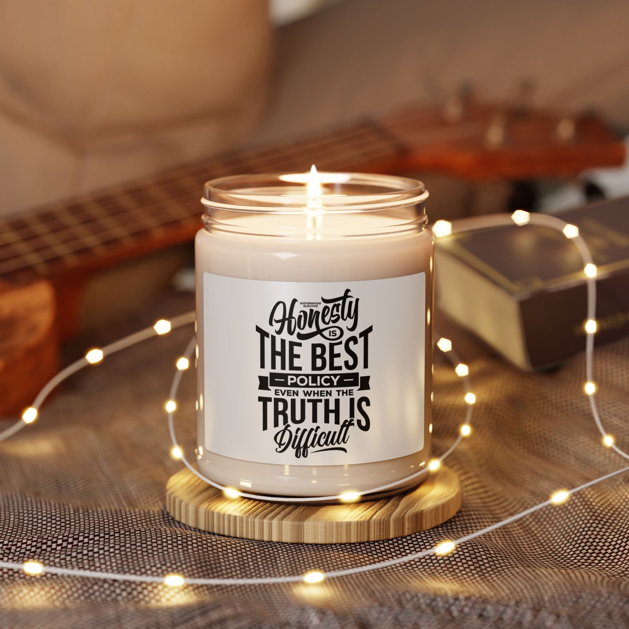 Honesty Is The Best Policy, Even When The Truth Is Difficult - Soy Candle
