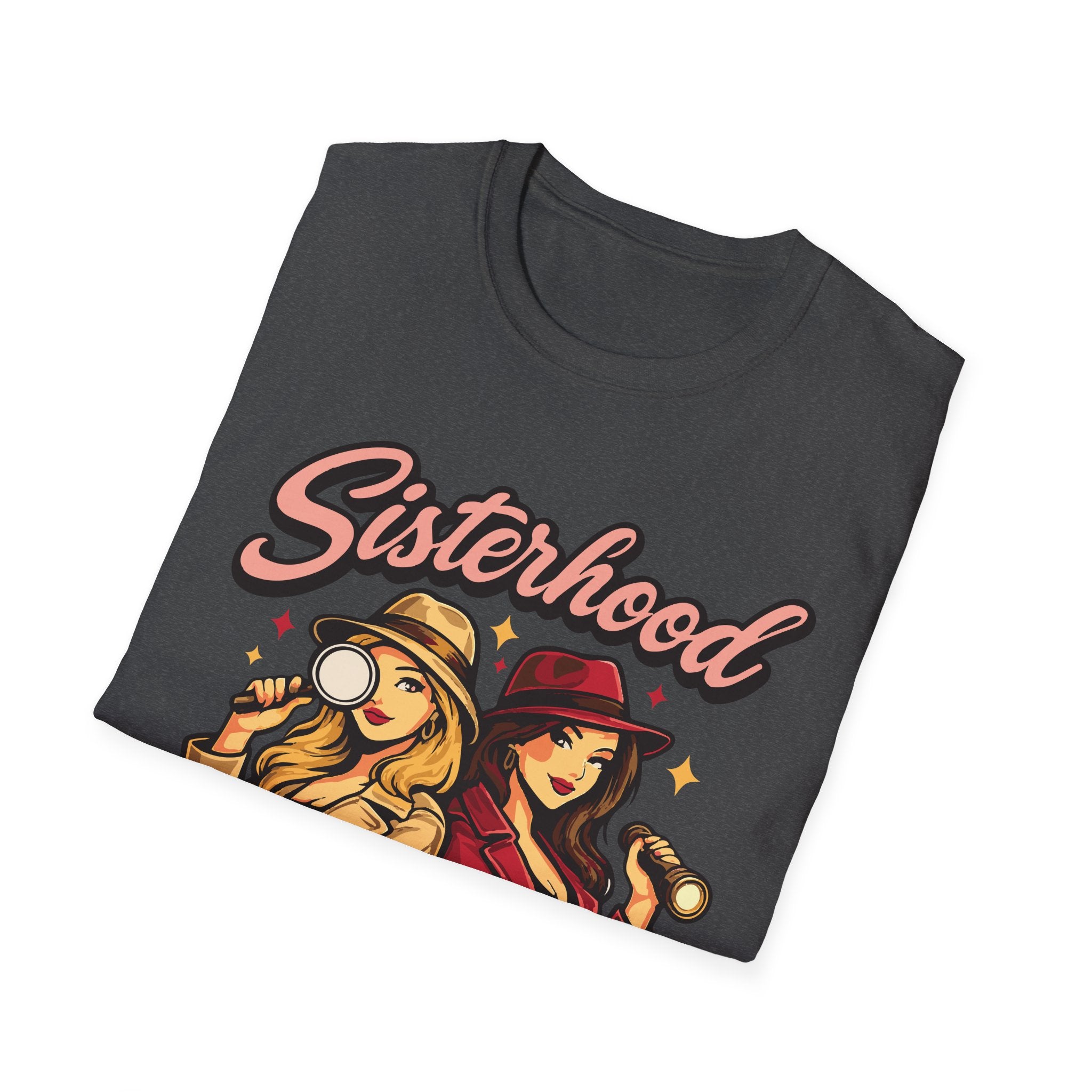 Sisterhood Sleuths T-Shirt — Detective Sisters Graphic Tee