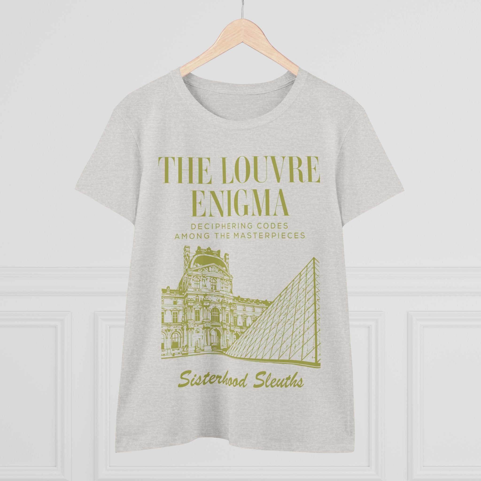 The Louvre Enigma Graphic Tee — Sisterhood Sleuths Museum Puzzle T‑Shirt