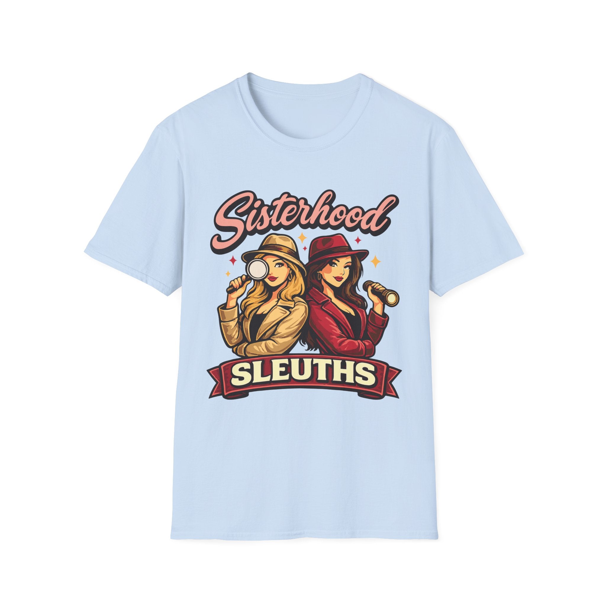 Sisterhood Sleuths T-Shirt — Detective Sisters Graphic Tee