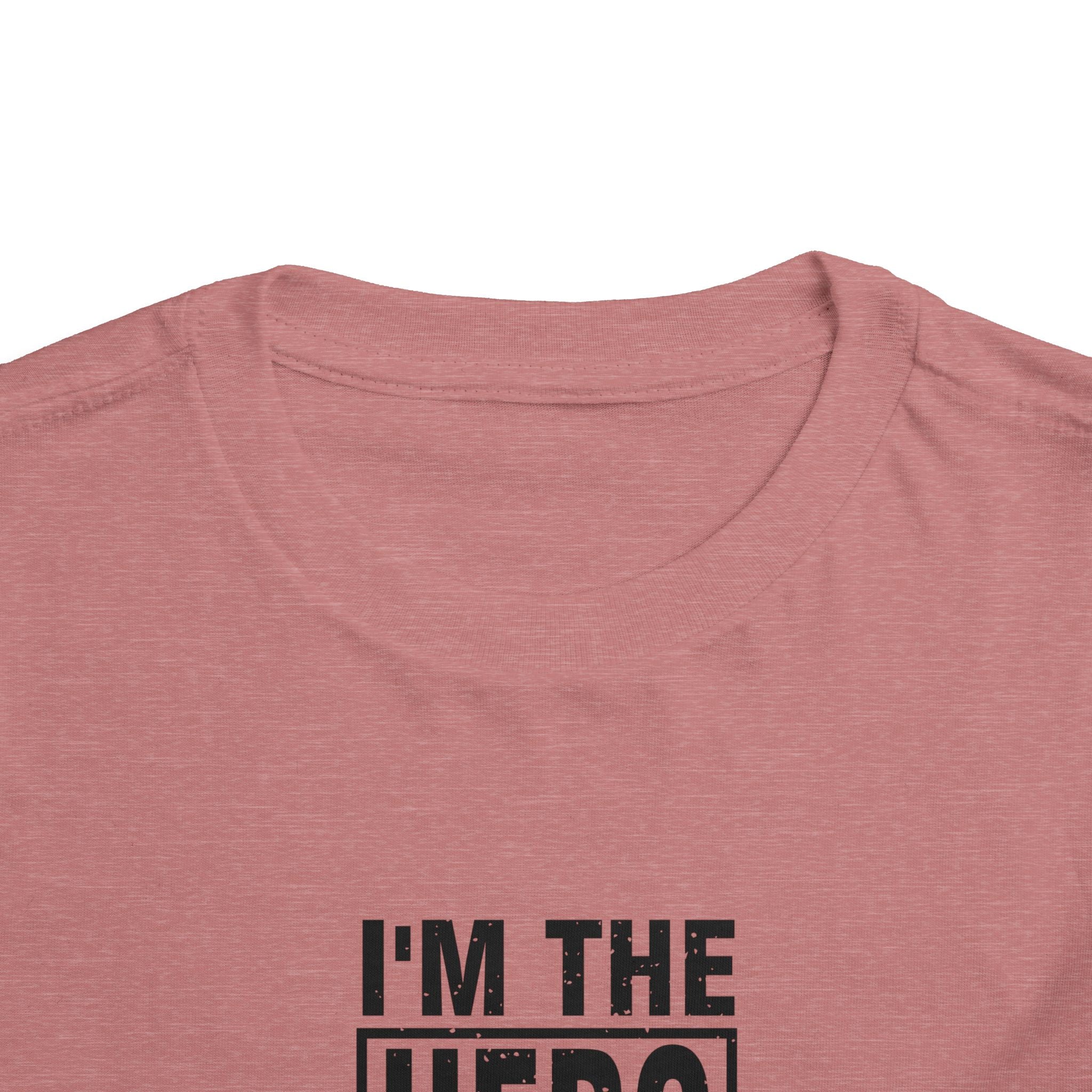 Toddler Tee — "I'm the Hero of My Own Story" Graphic Shirt
