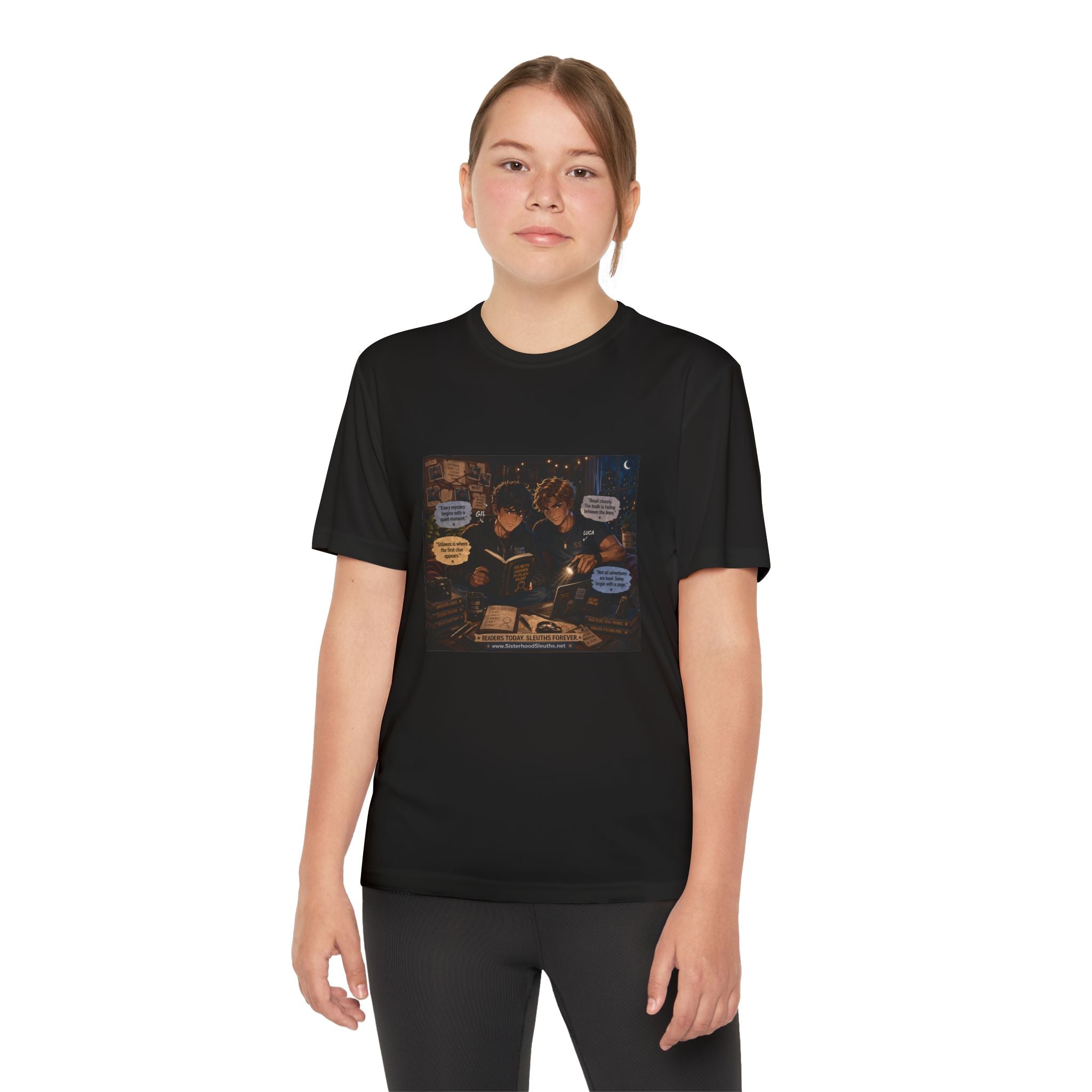 Youth Competitor Tee — Retro Comic Graphic T-Shirt