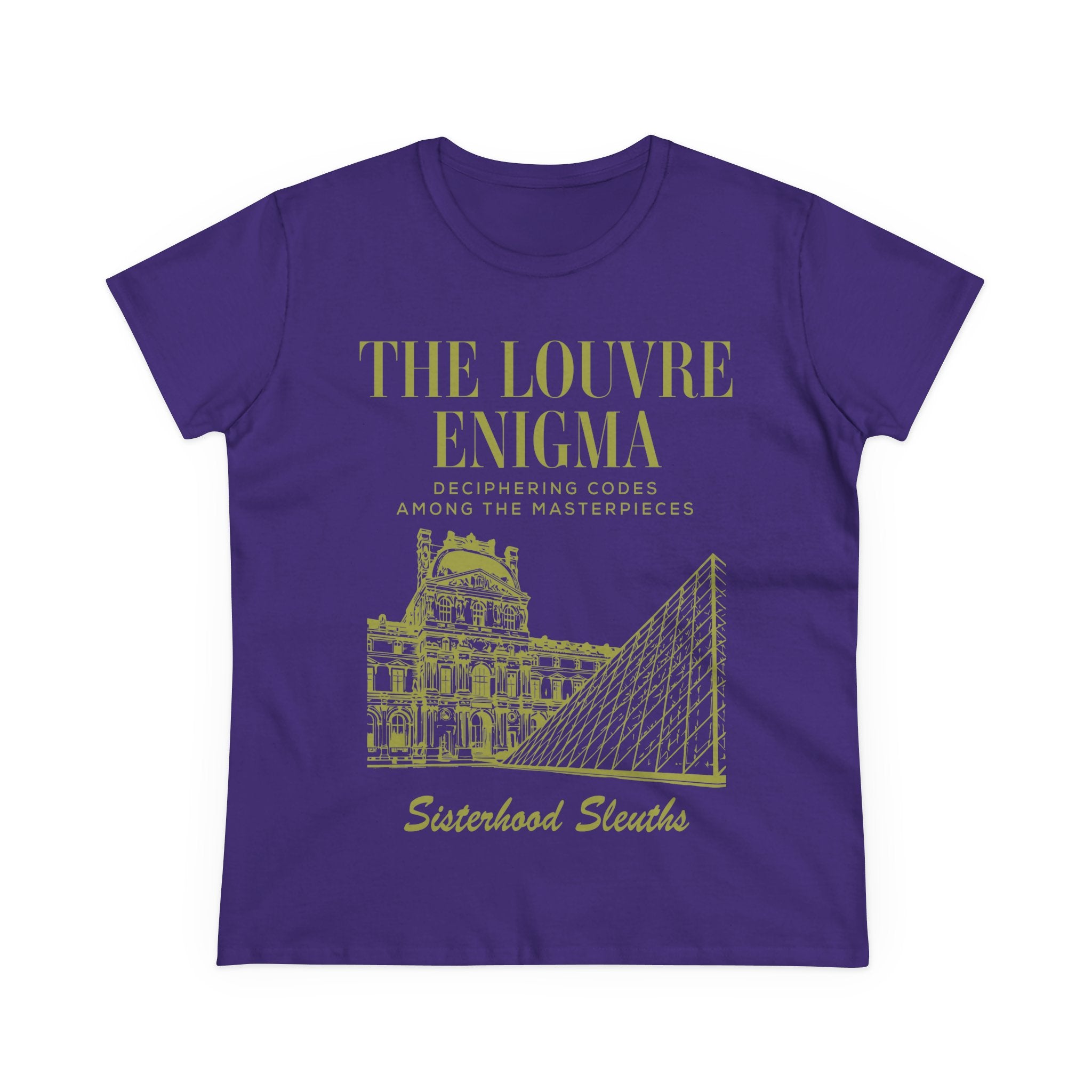 The Louvre Enigma Graphic Tee — Sisterhood Sleuths Museum Puzzle T‑Shirt