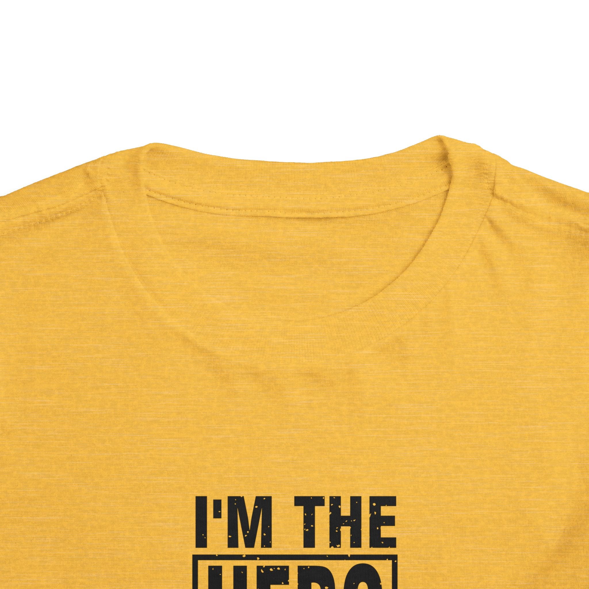 Toddler Tee — "I'm the Hero of My Own Story" Graphic Shirt