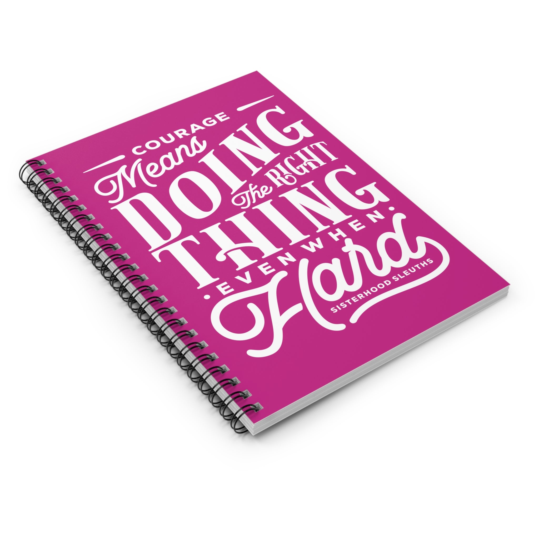Empowering Spiral Notebook - Motivational Journal & Gift