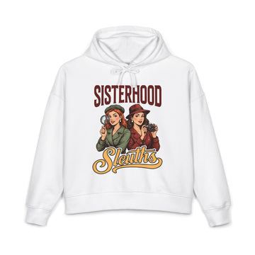 Sisterhood Sleuths Hoodie — Vintage Female Detectives Graphic Hoodie